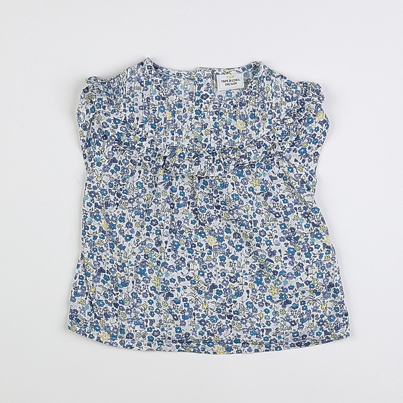 Tape à l'oeil - blouse multicolore - 12 mois