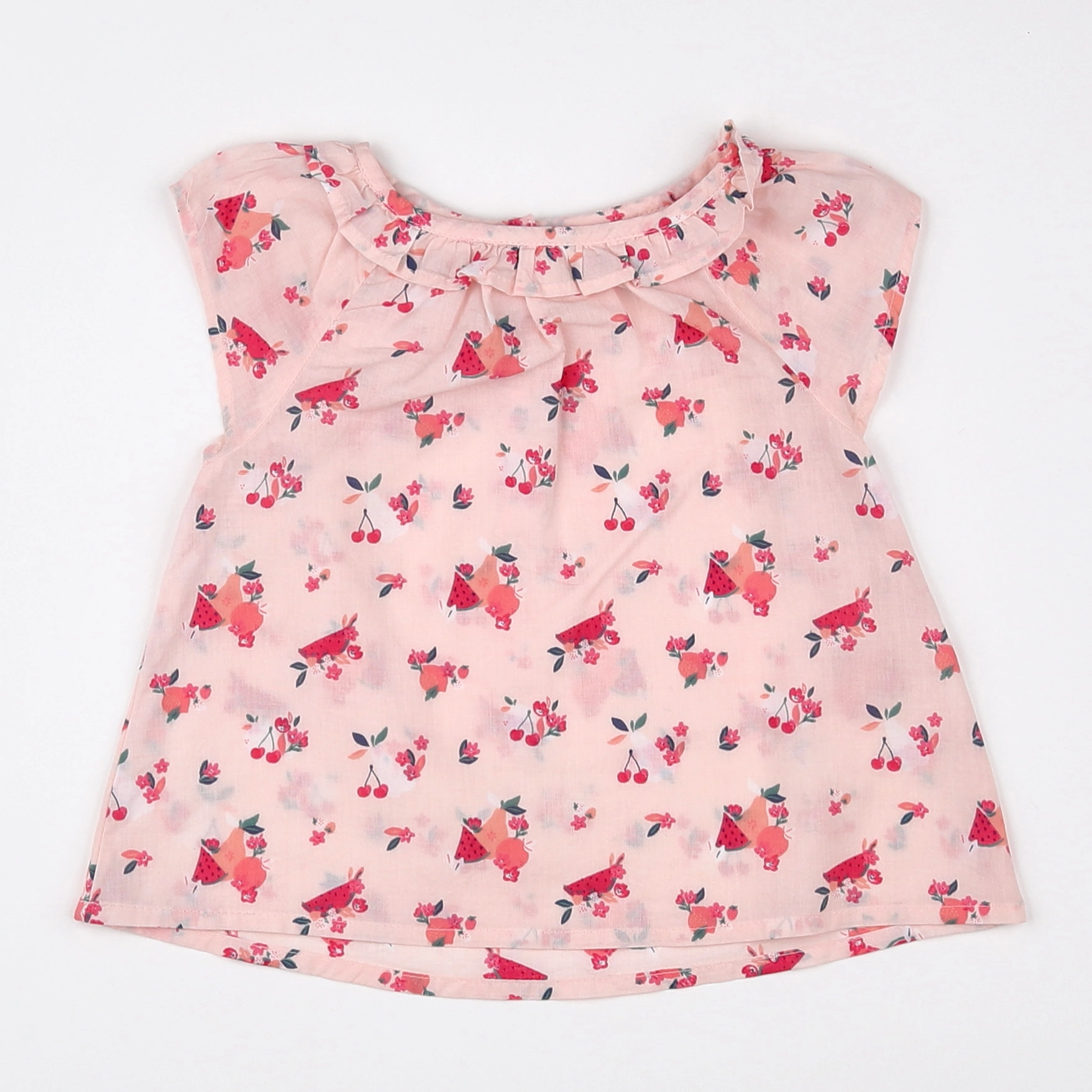 Tape à l'oeil - blouse rose - 12 mois