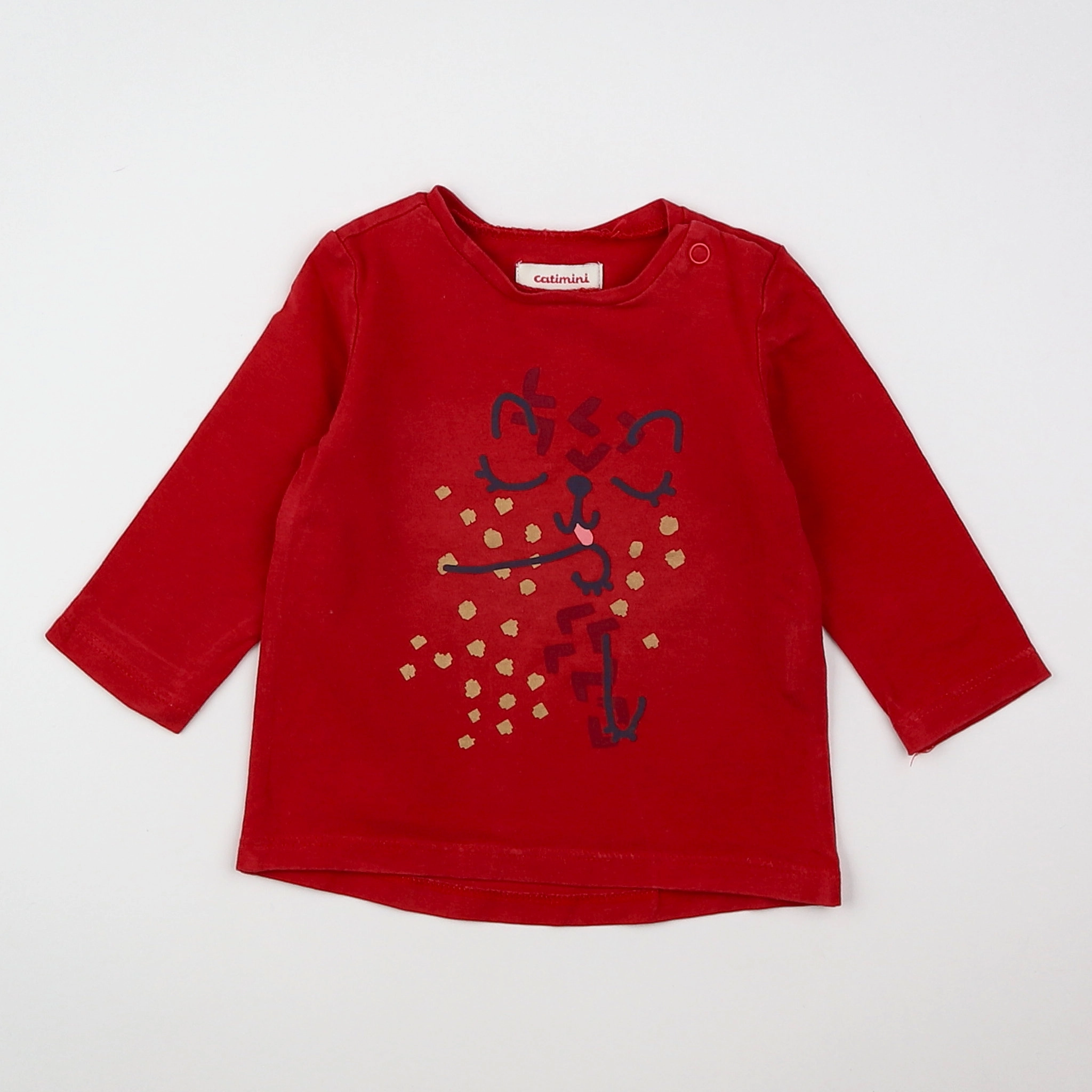 Catimini - tee-shirt rouge - 3 mois