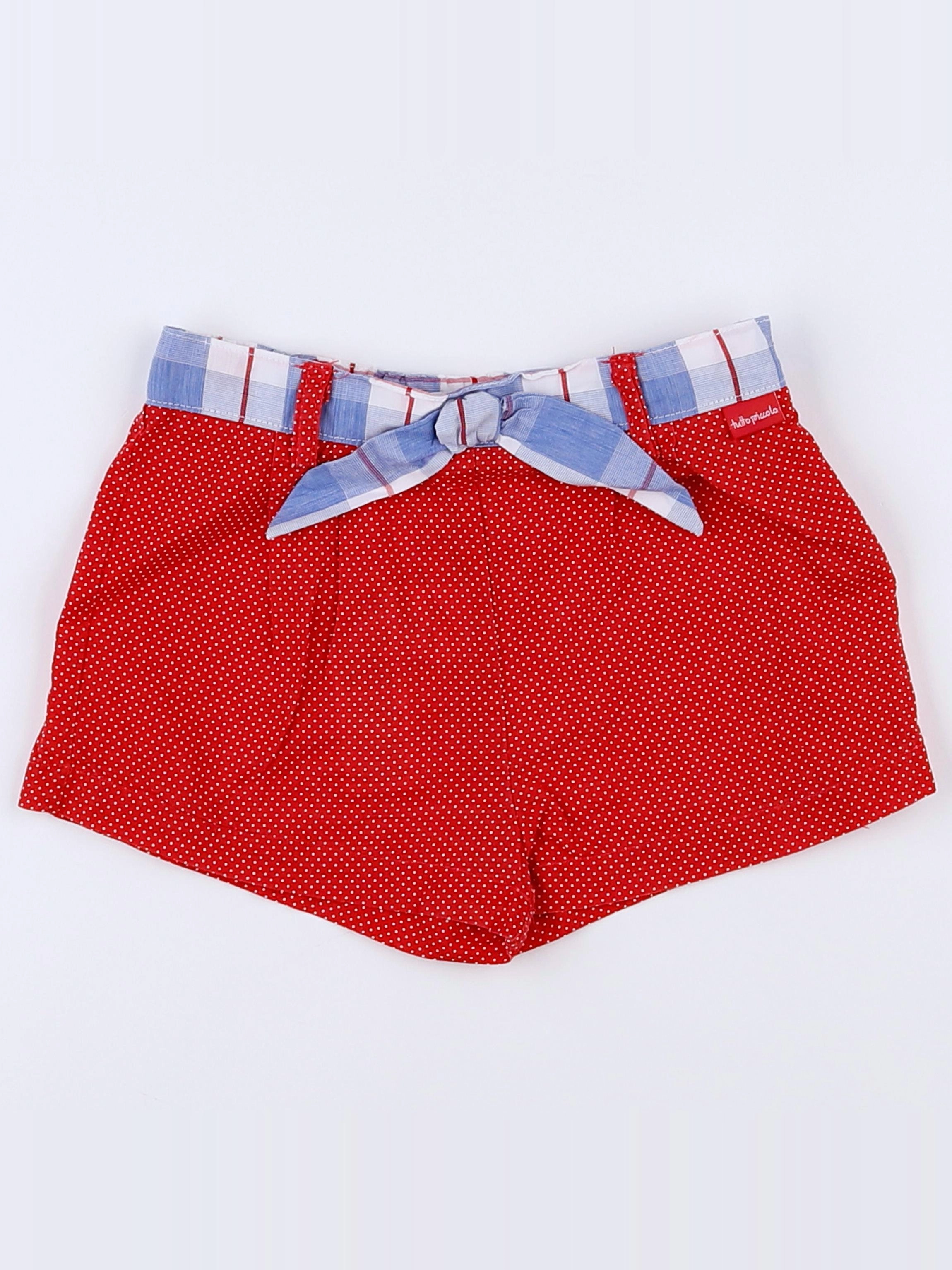 Tutto Piccolo - short rouge - 18 mois