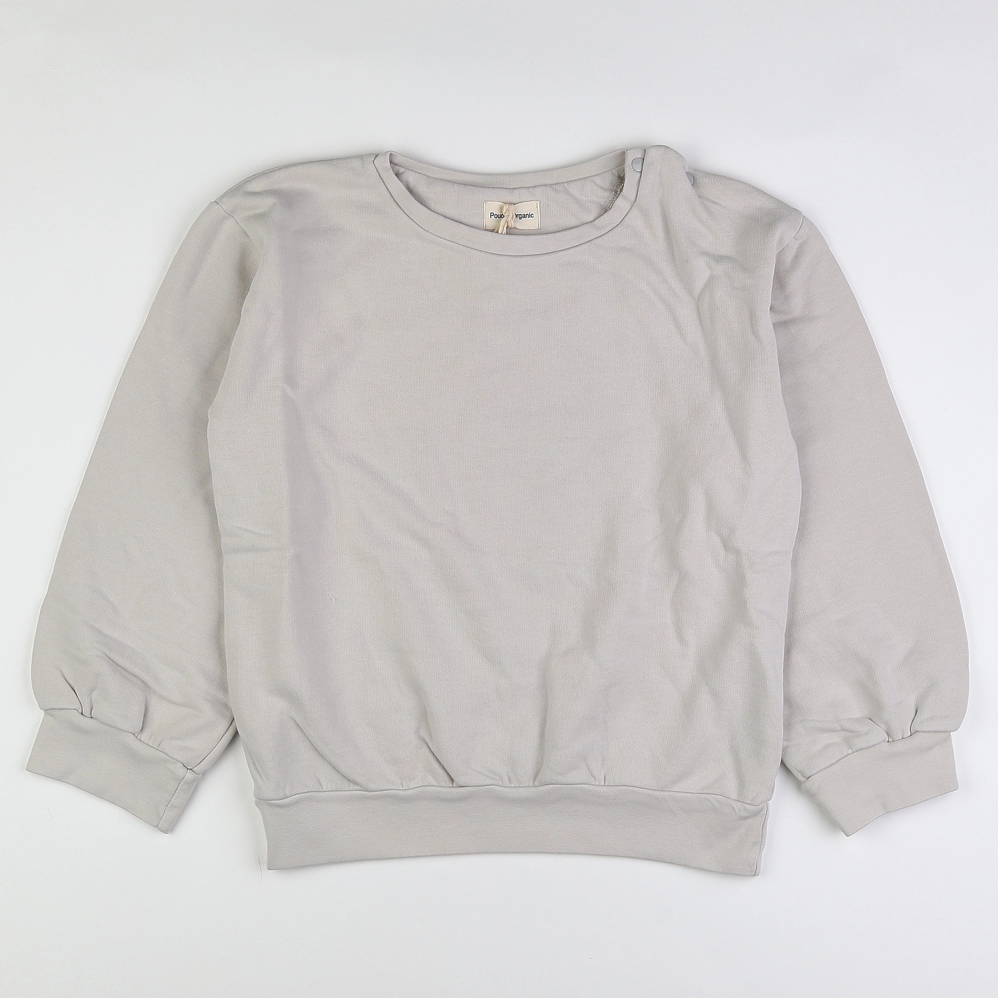 Poudre Organic - sweat gris (neuf) - 12 ans