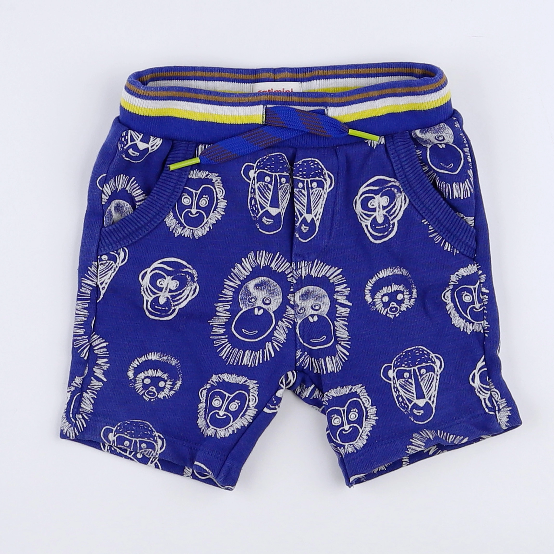 Catimini - short bleu - 12 mois