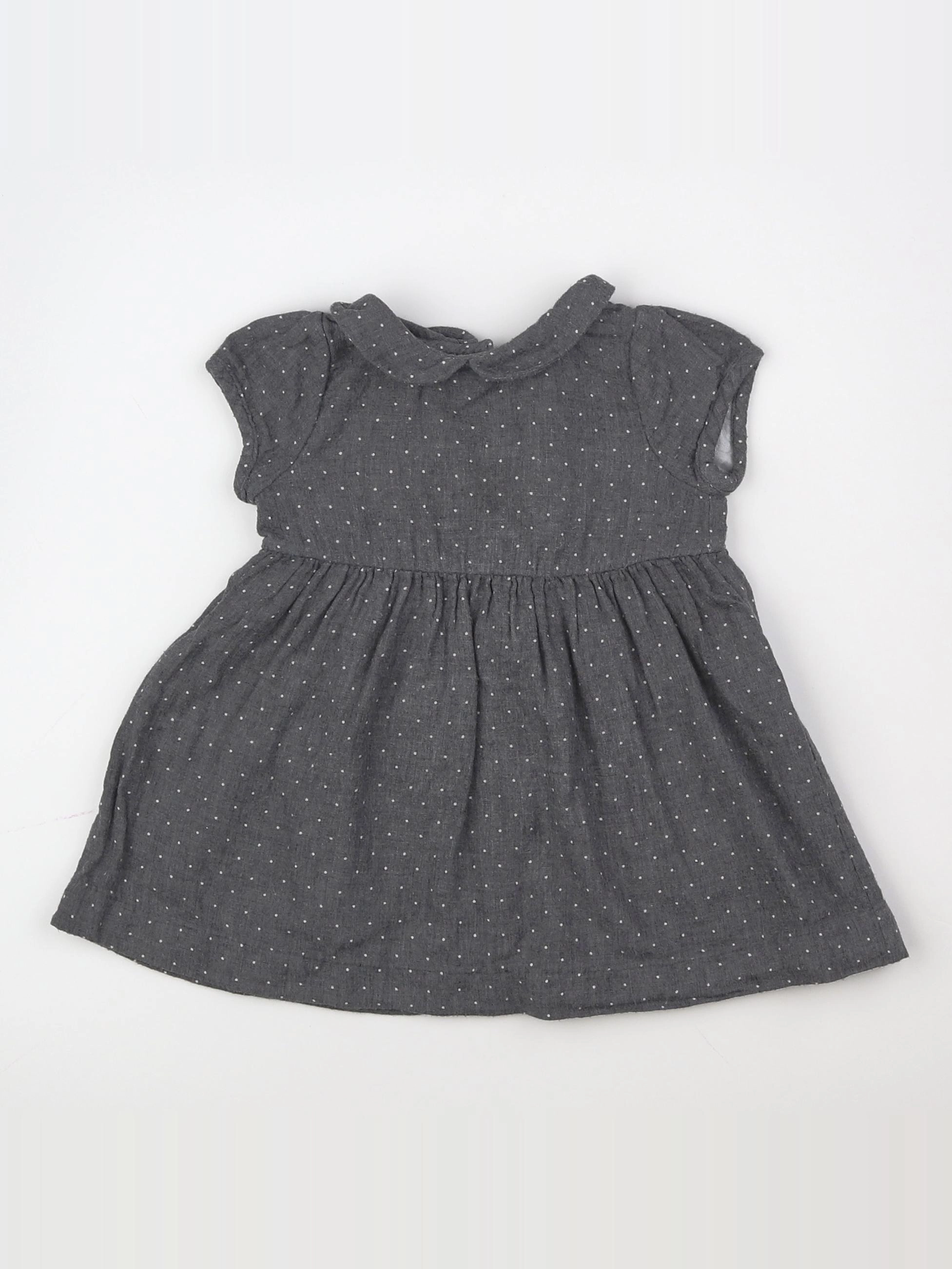 Jacadi - robe gris - 6 mois