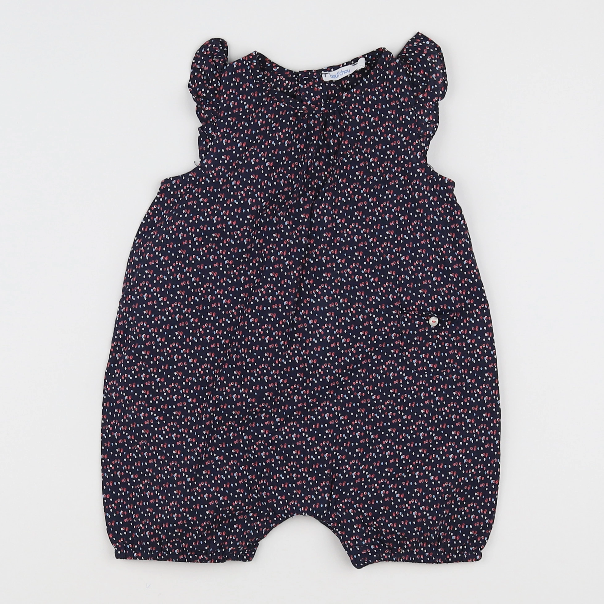 Boutchou - combinaison bleu - 6 mois