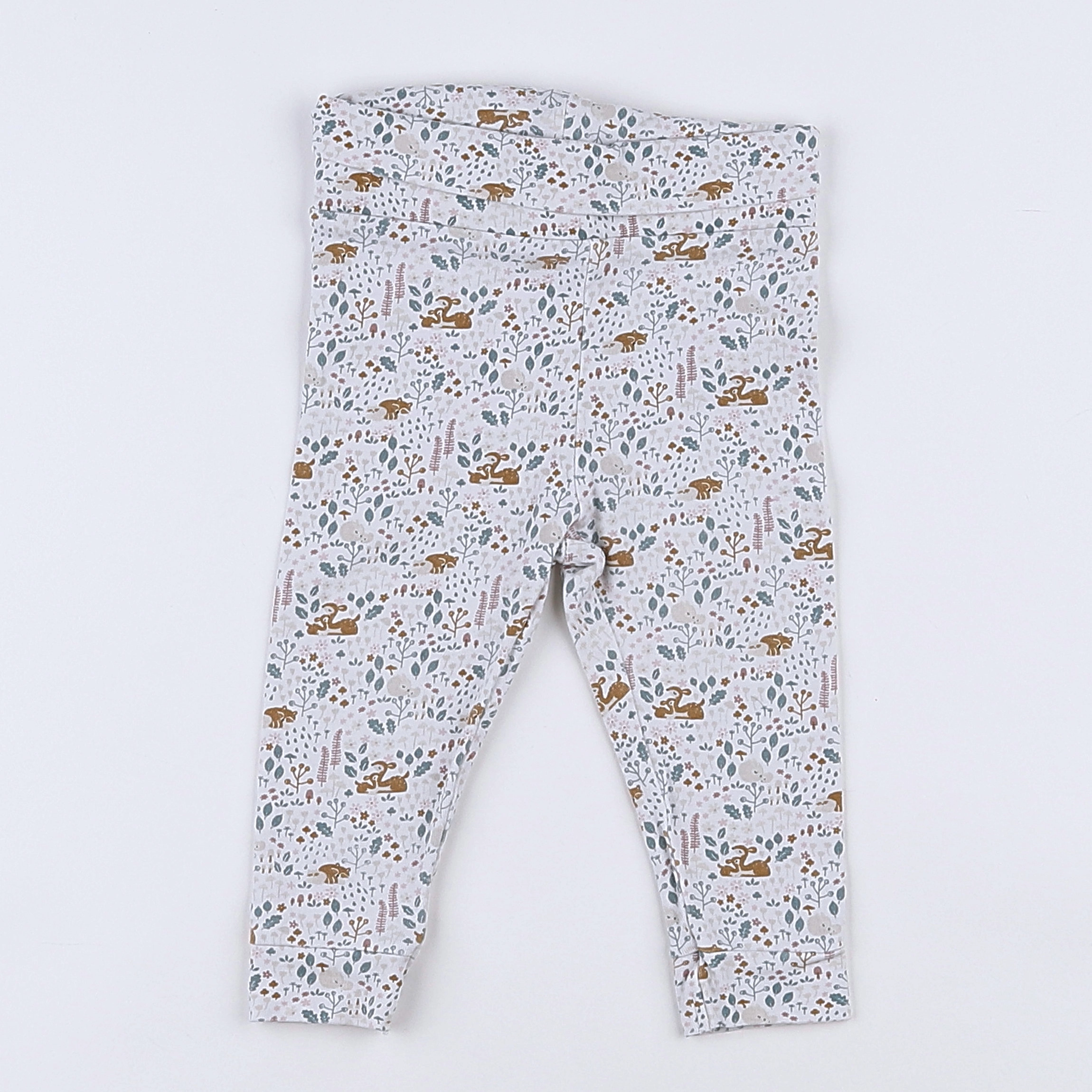 Vertbaudet - legging blanc, multicolore - 9 mois