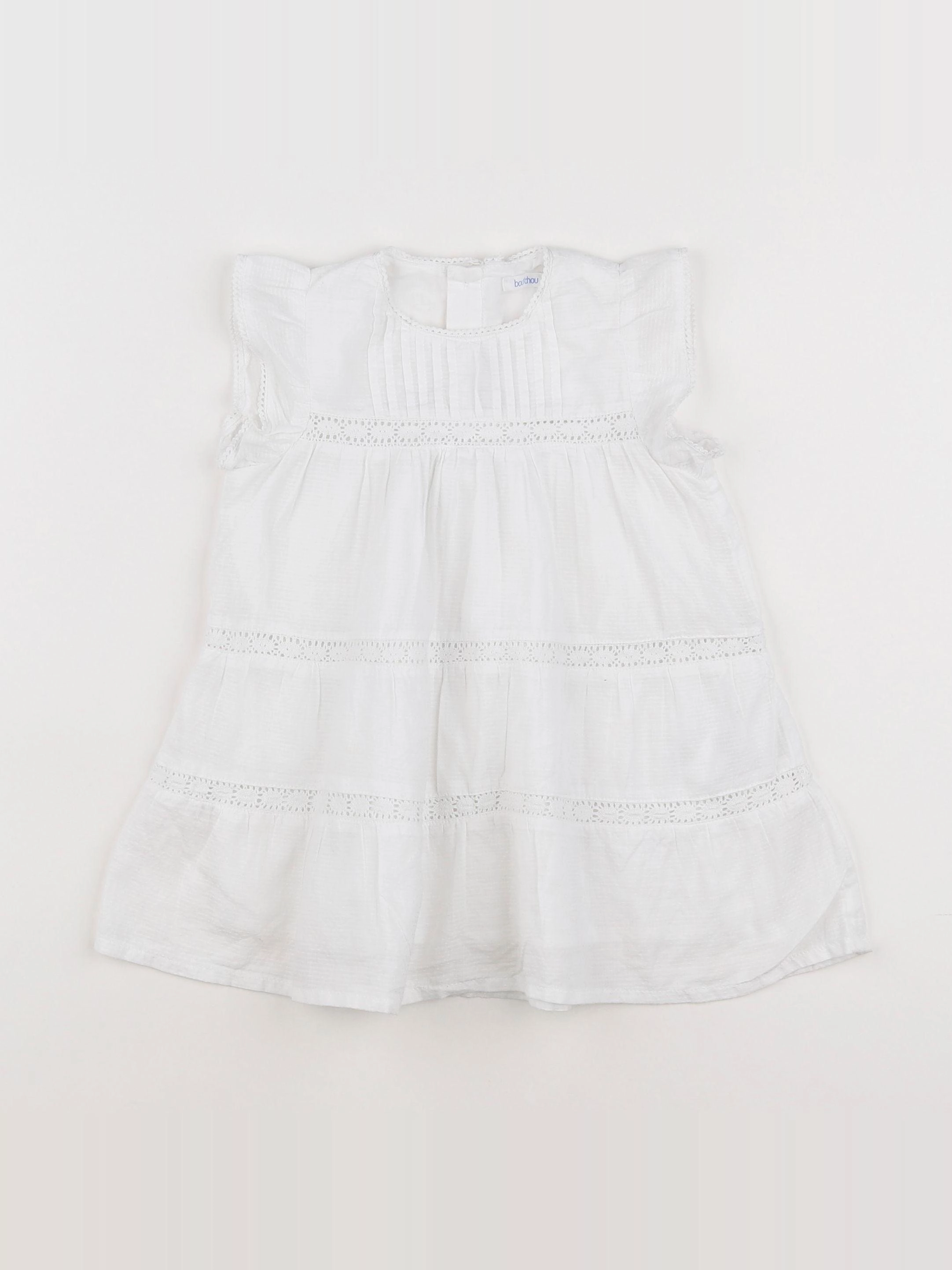 Boutchou - robe blanc - 9 mois
