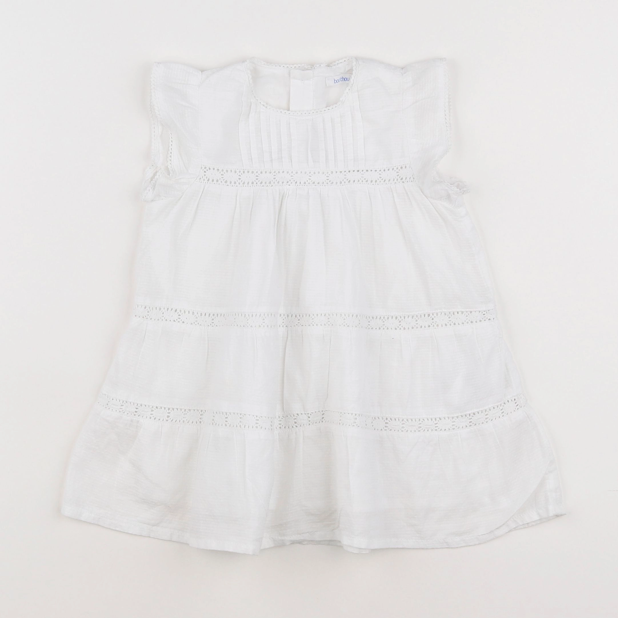 Boutchou - robe blanc - 9 mois