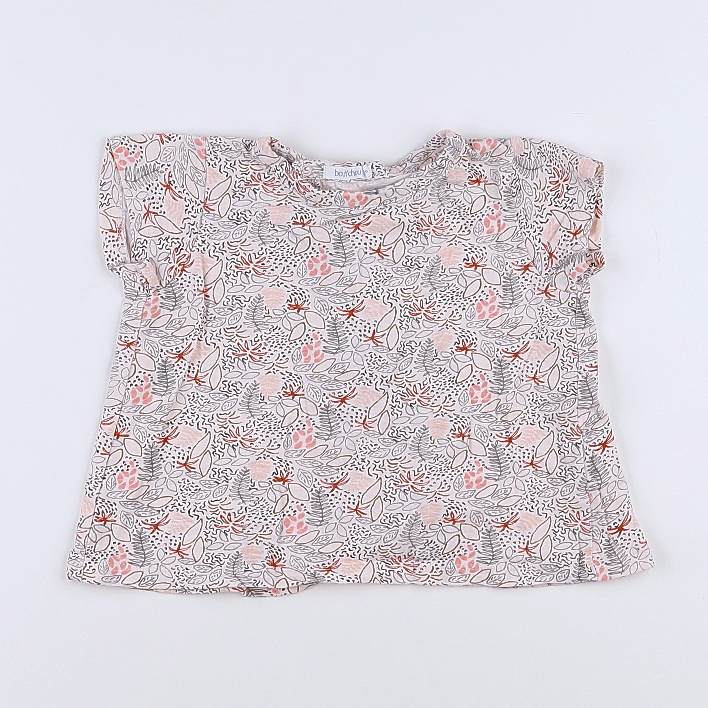 Boutchou - tee-shirt rose - 12 mois