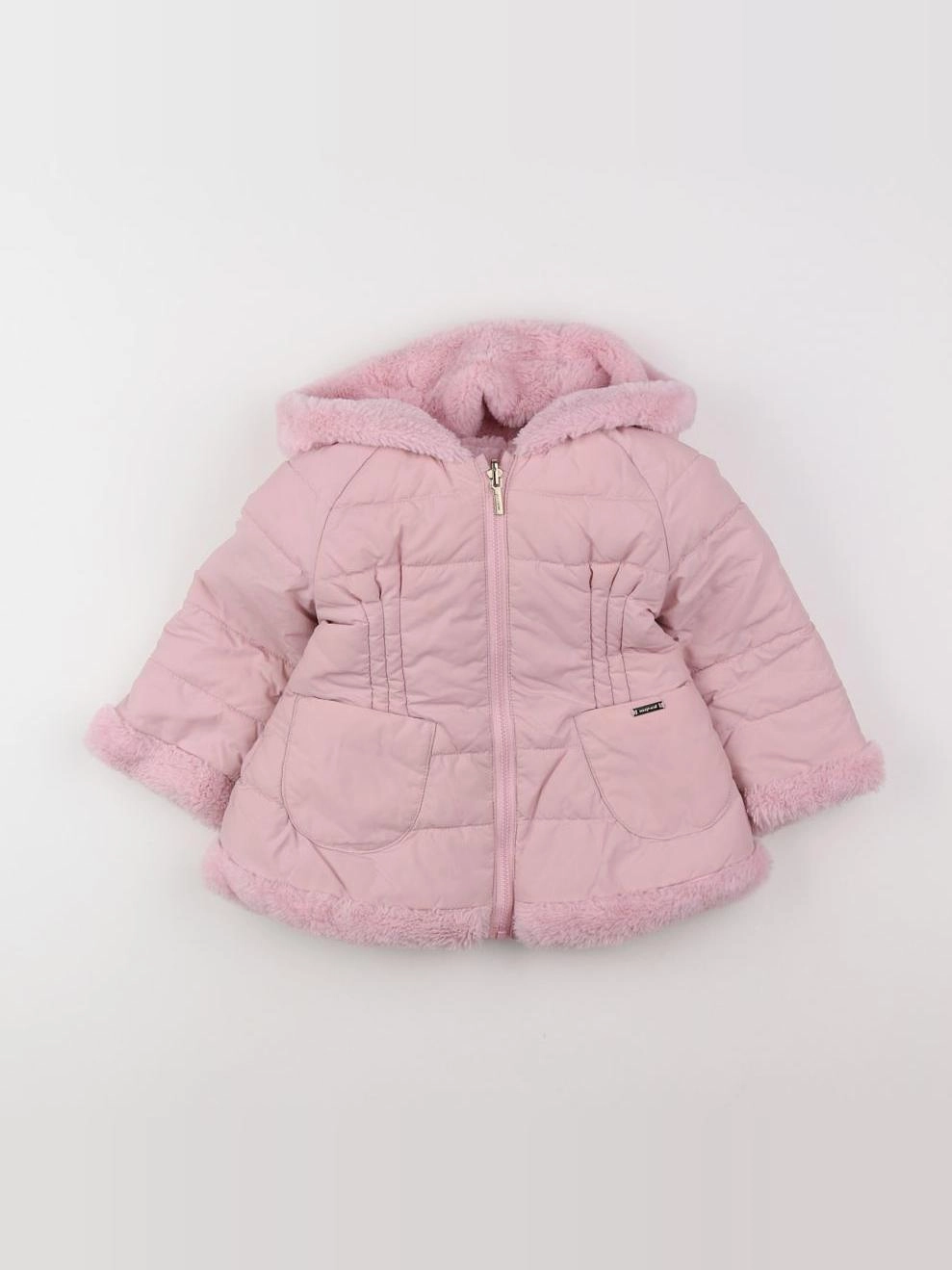 Mayoral - doudoune rose - 12 mois