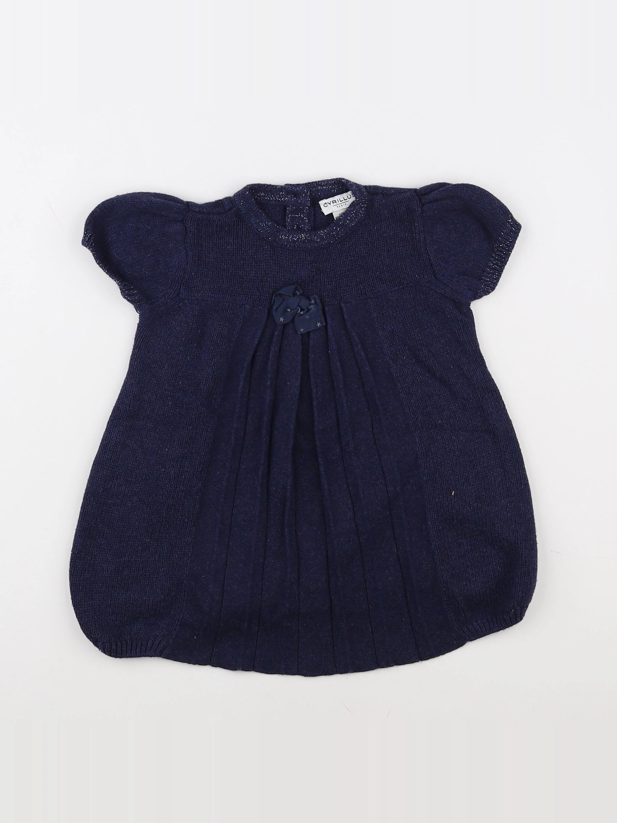 Cyrillus - robe bleu - 12 mois