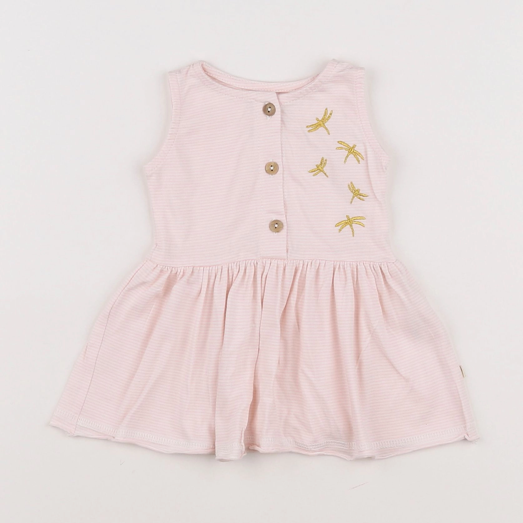 Les Petites Choses - robe rose - 3 mois