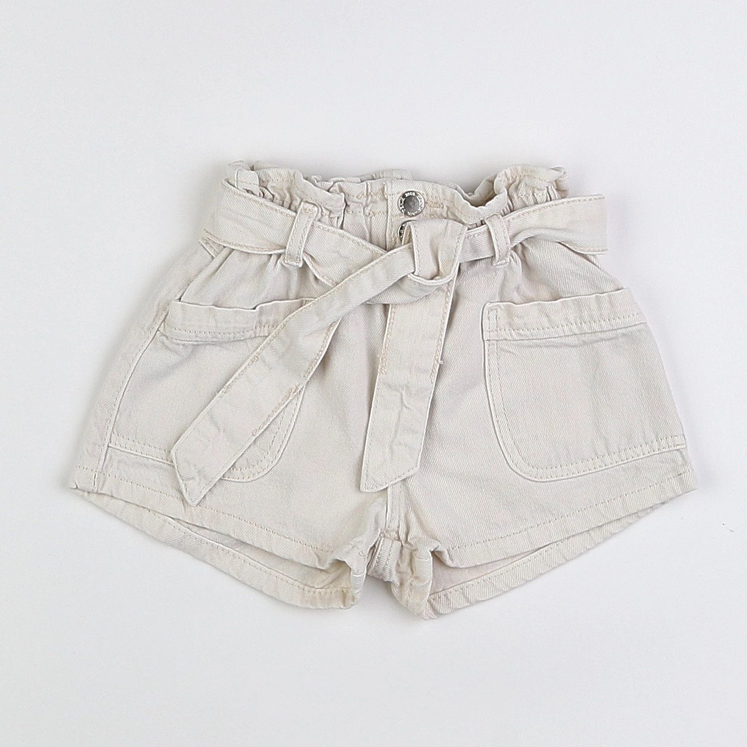 Zara - short blanc - 9/12 mois