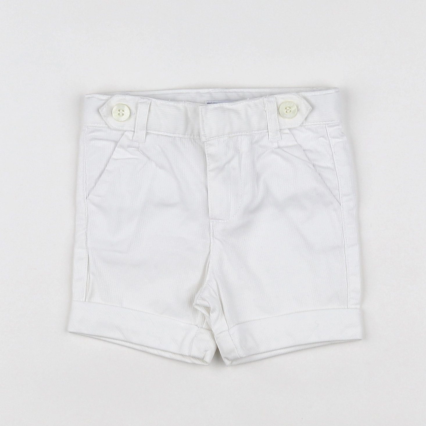 Jacadi - short blanc - 6 mois