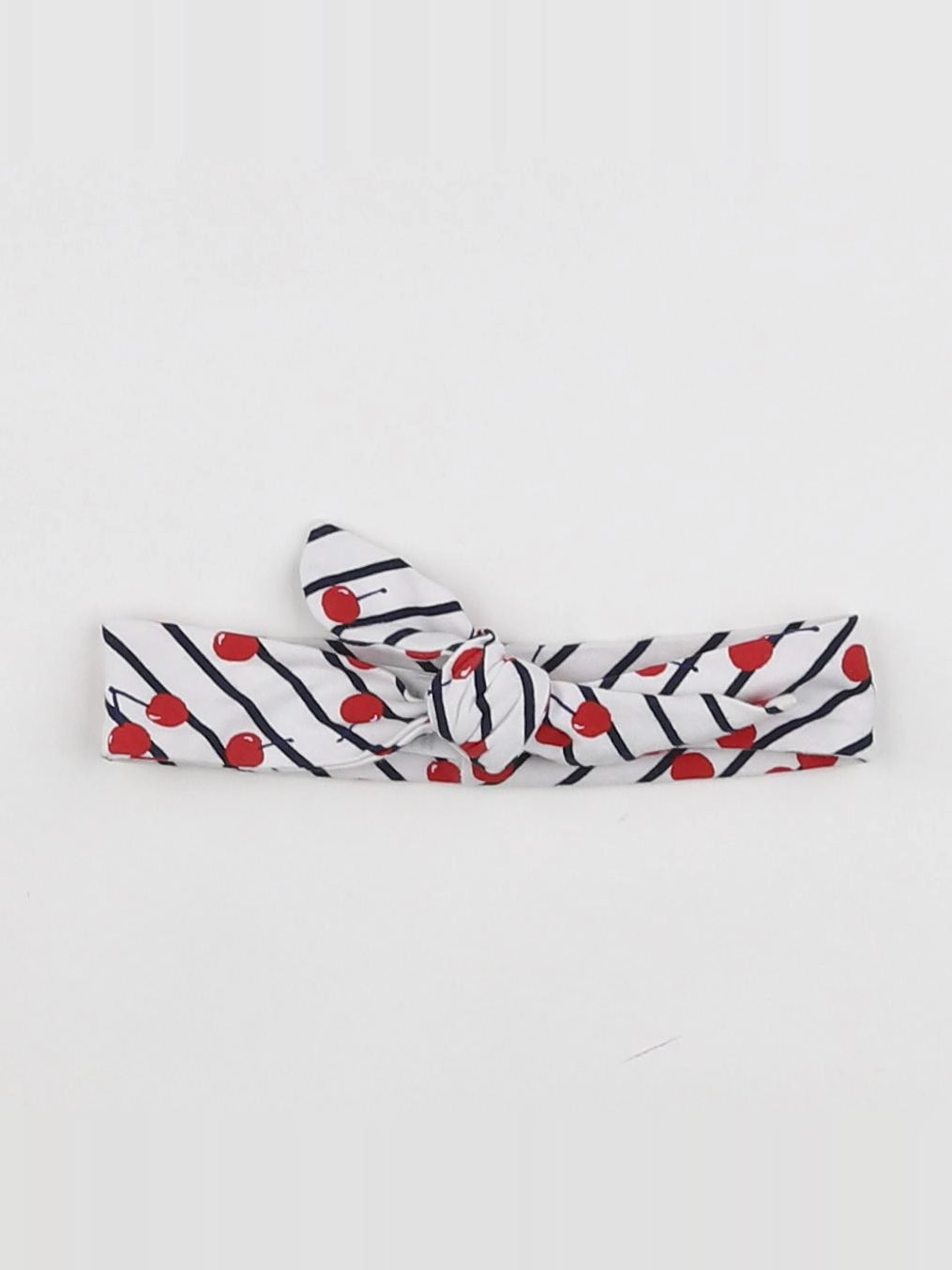 H&M - bandeau blanc, rouge - 12/18 mois