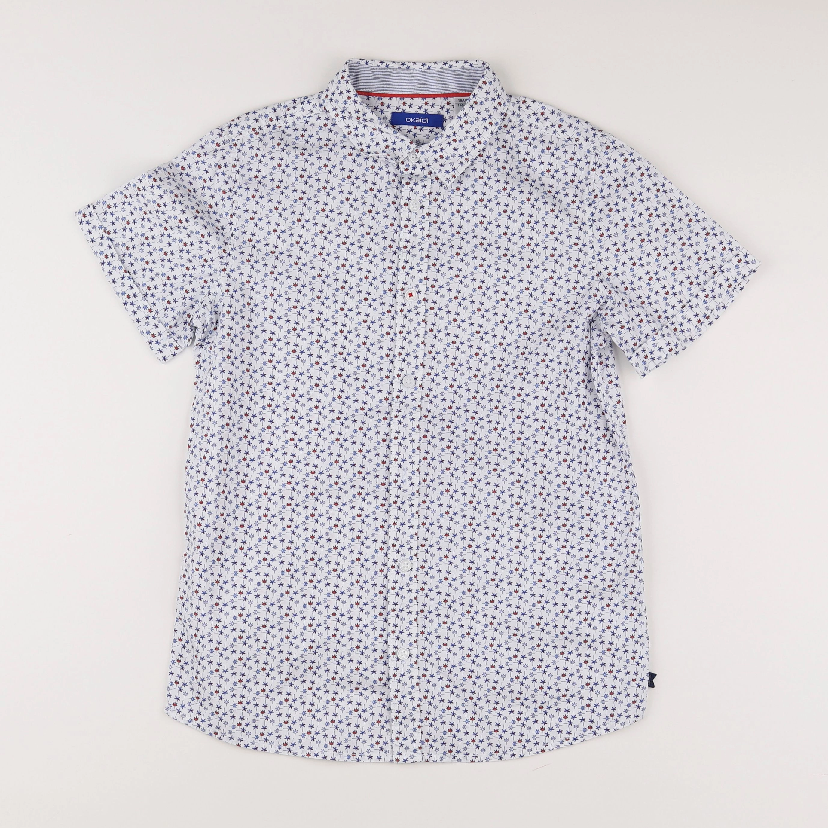 Okaidi - chemise bleu - 10 ans