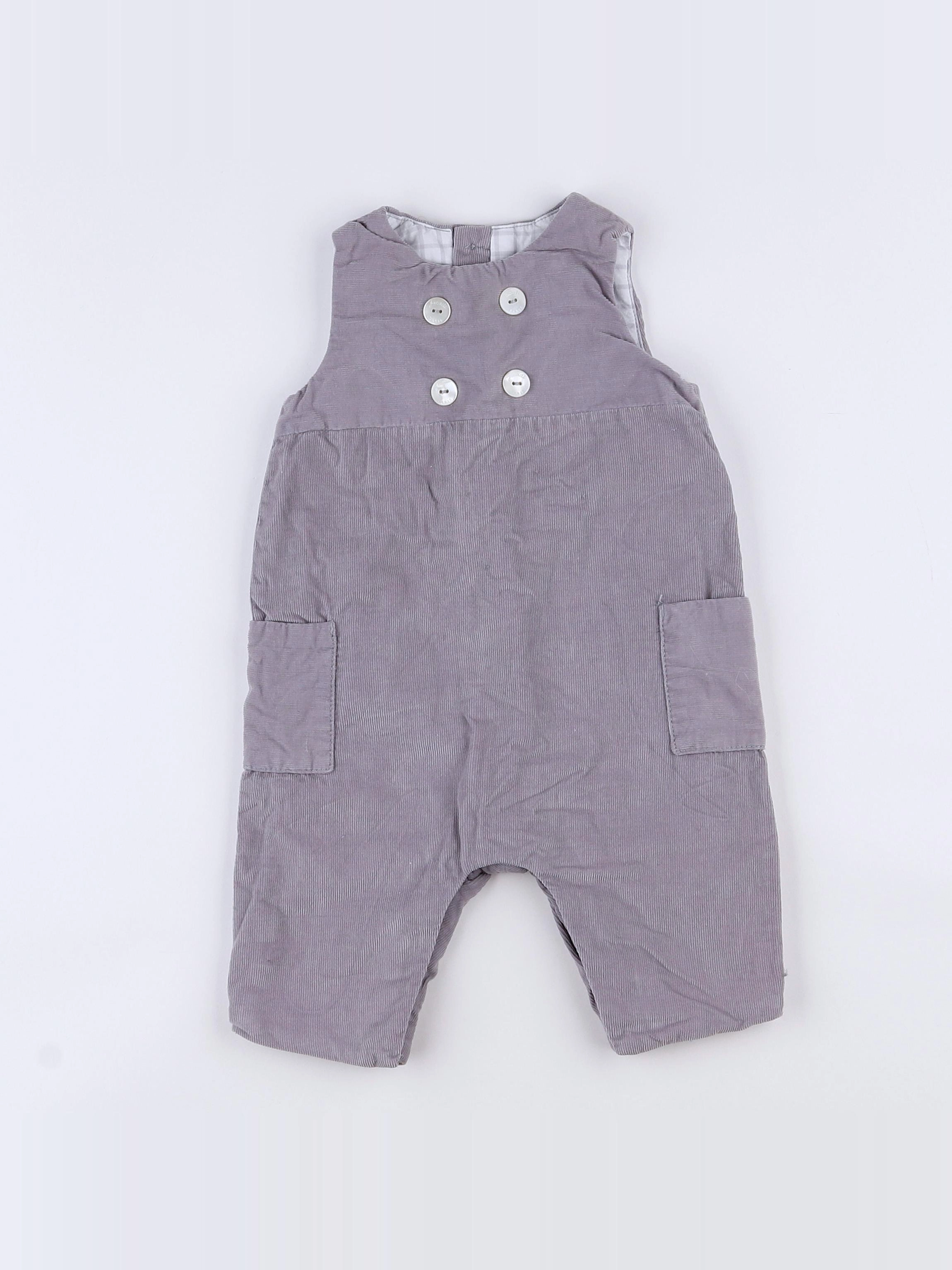 Jacadi - combinaison gris - 3 mois