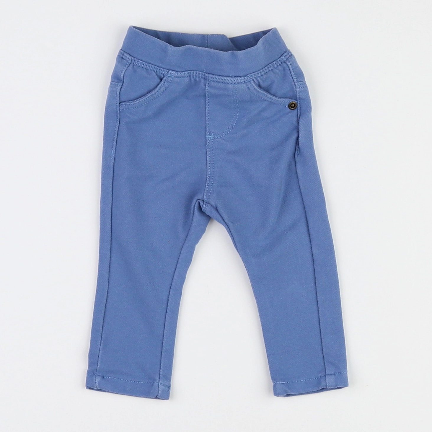 Vertbaudet - jegging bleu - 3 mois