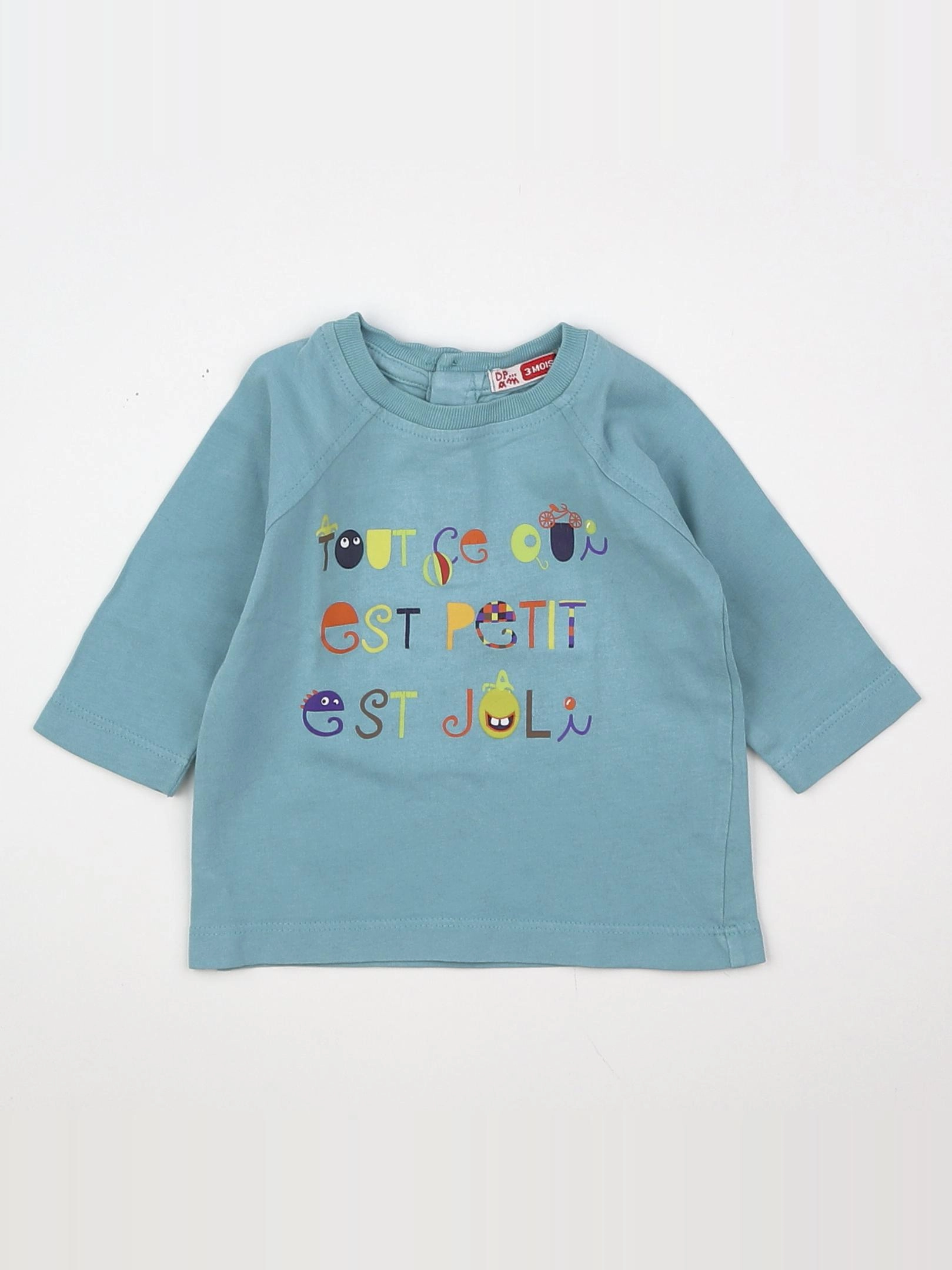 DPAM - tee-shirt multicolore - 3 mois