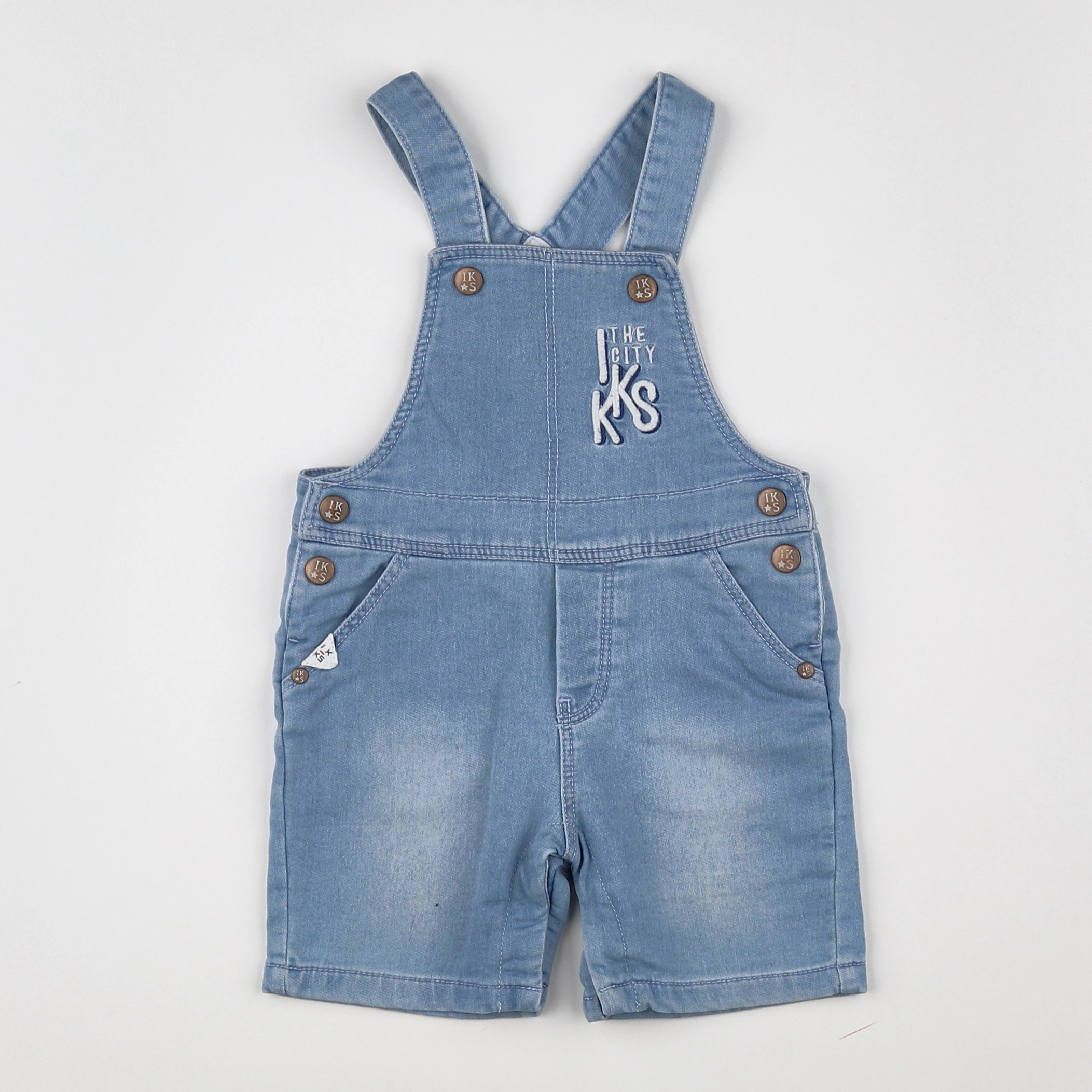 IKKS - salopette bleu - 12 mois