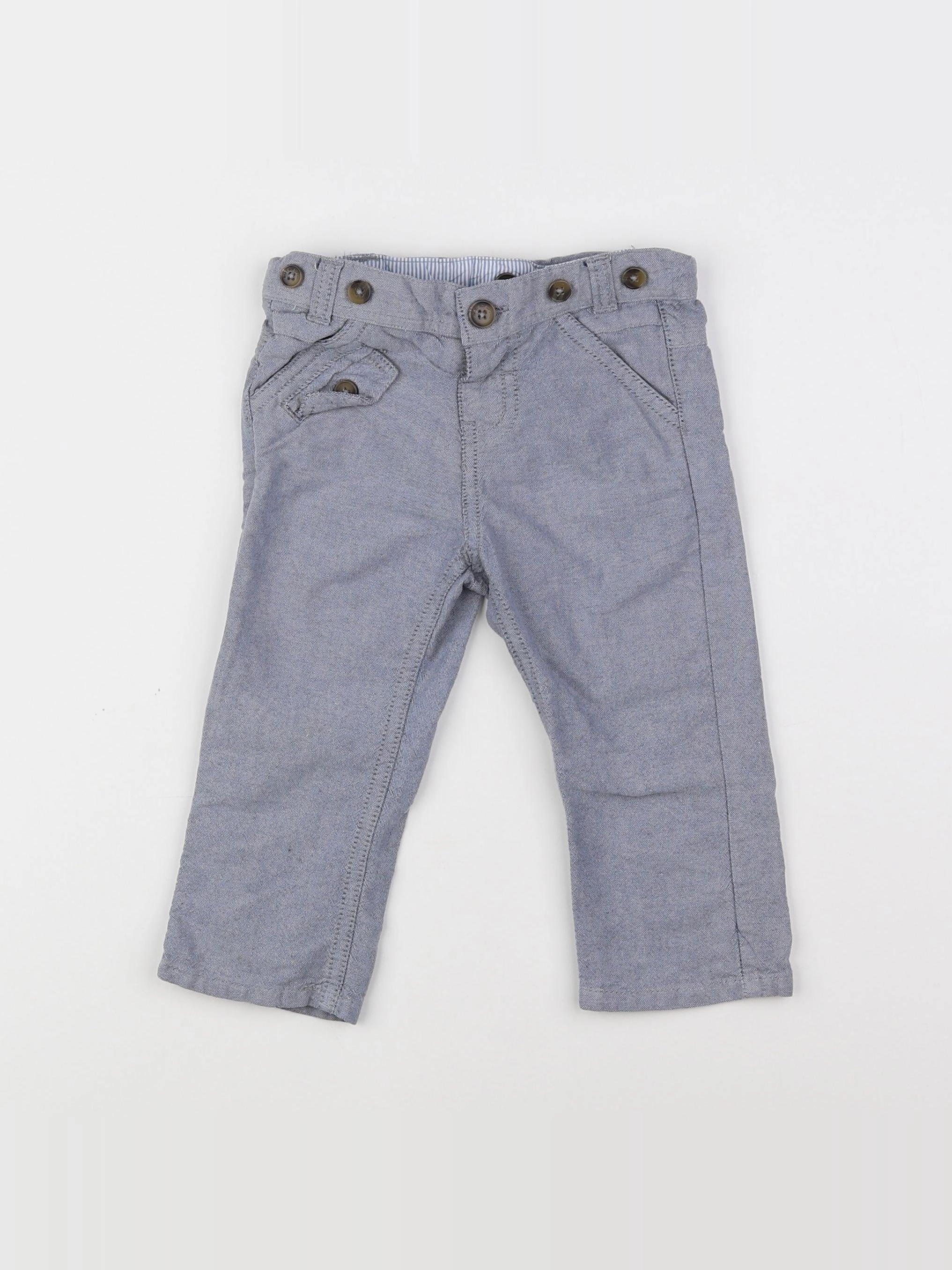 Tape à l'oeil - pantalon bleu - 6 mois