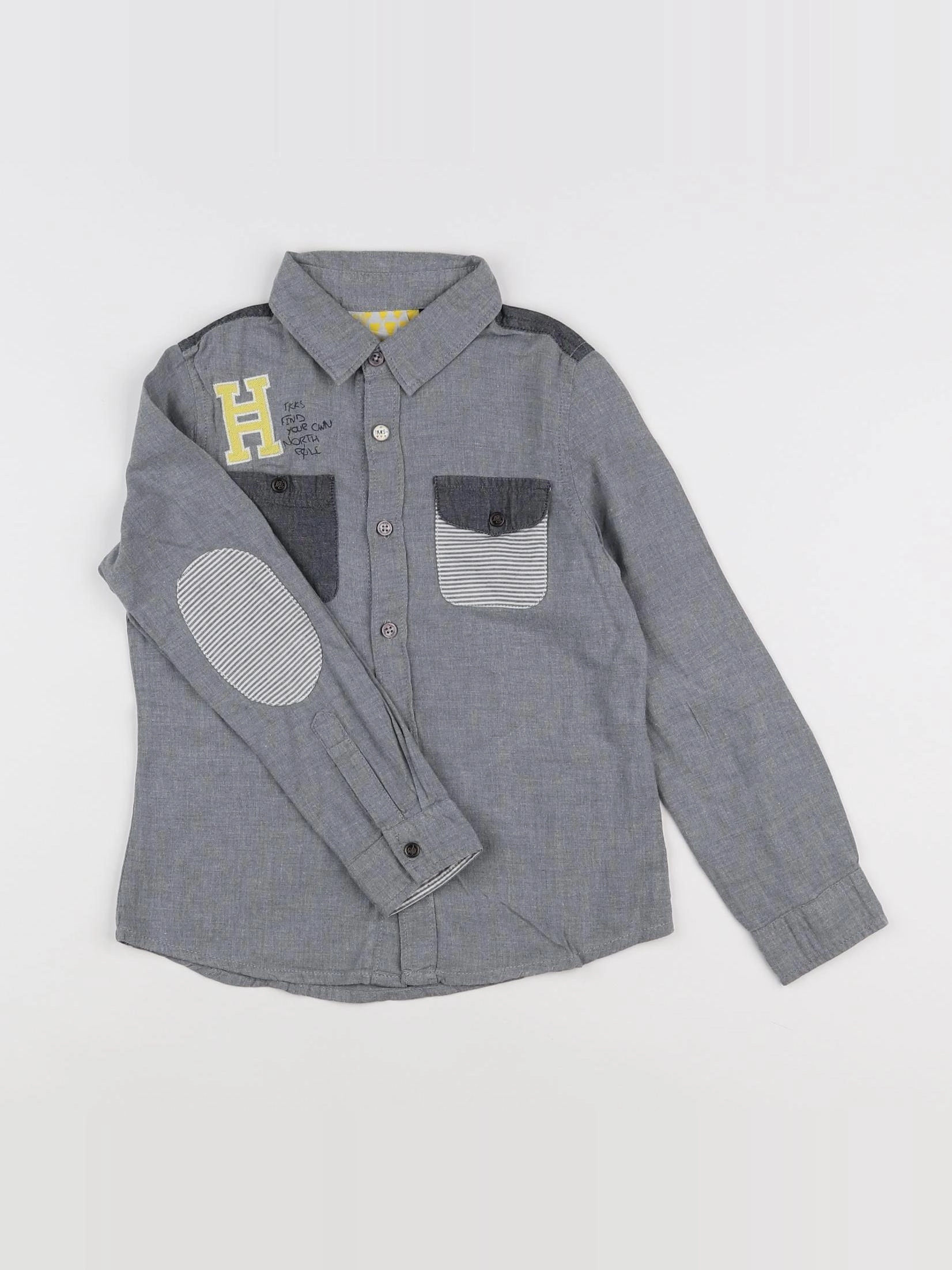 IKKS - chemise gris - 6 ans