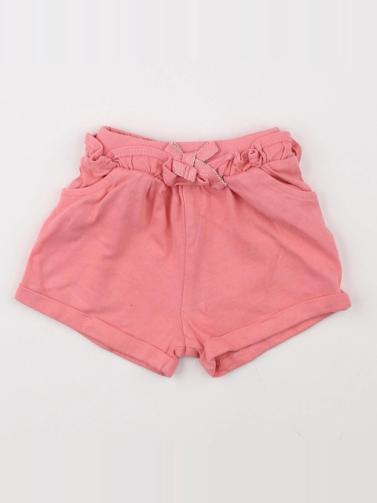 Tape à l'oeil - short rose - 3 mois