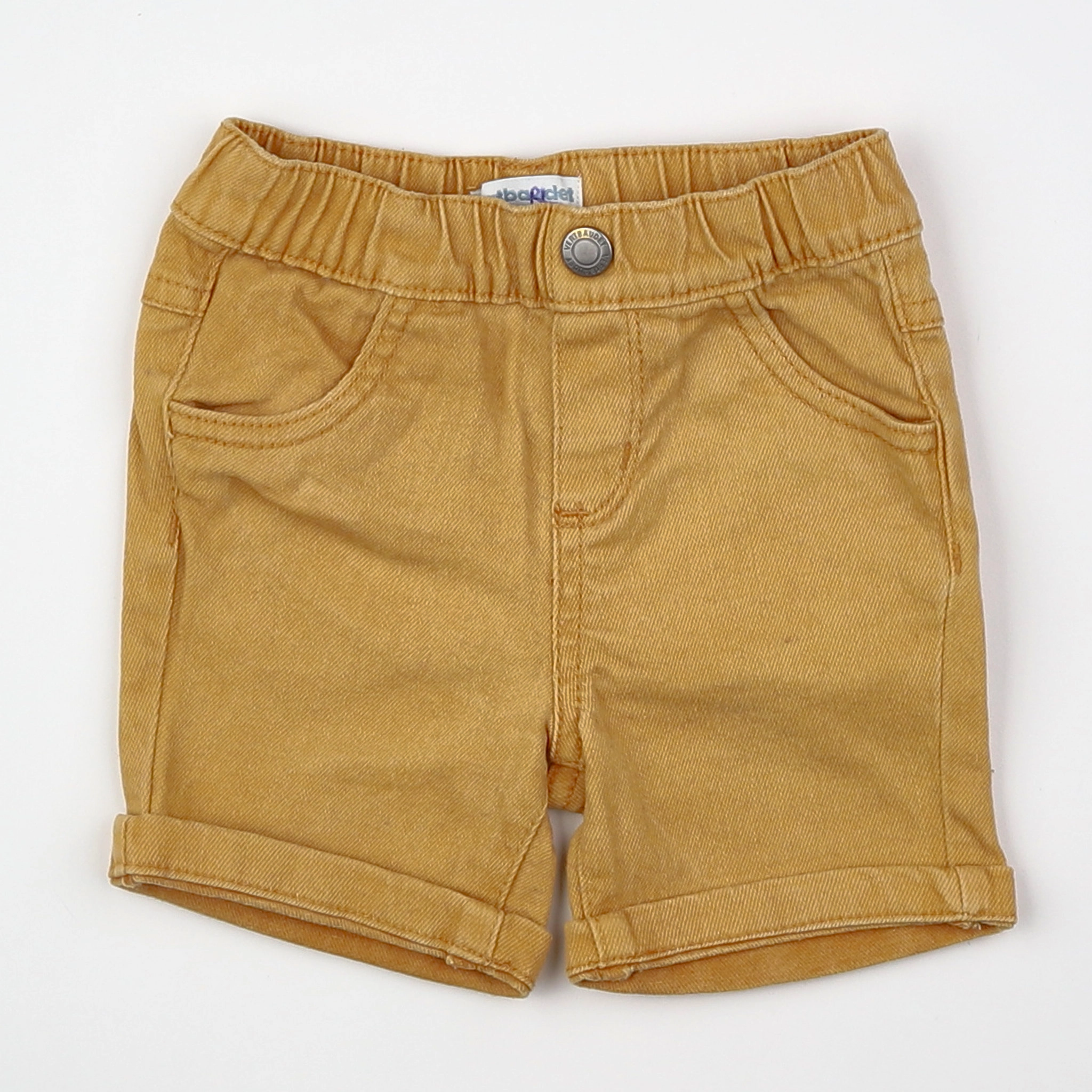 Vertbaudet - short jaune - 9 mois