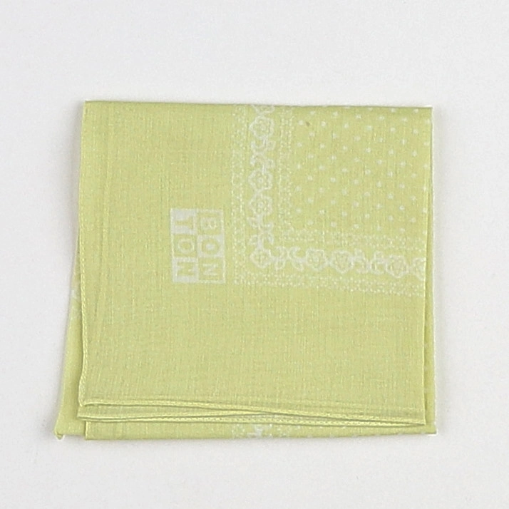 Bonton - foulard jaune - 50/50 cm