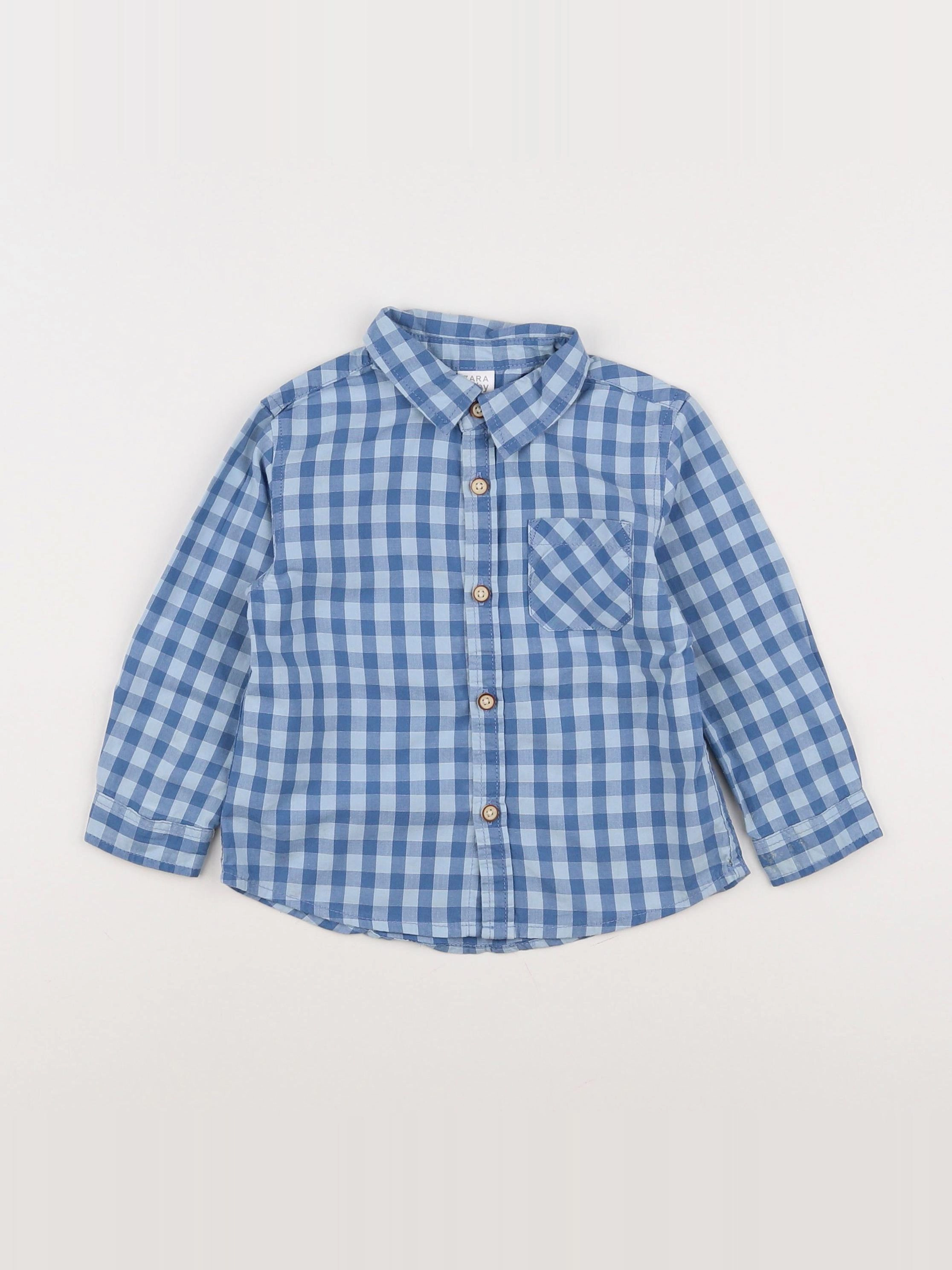 Zara - chemise bleu - 9/12 mois