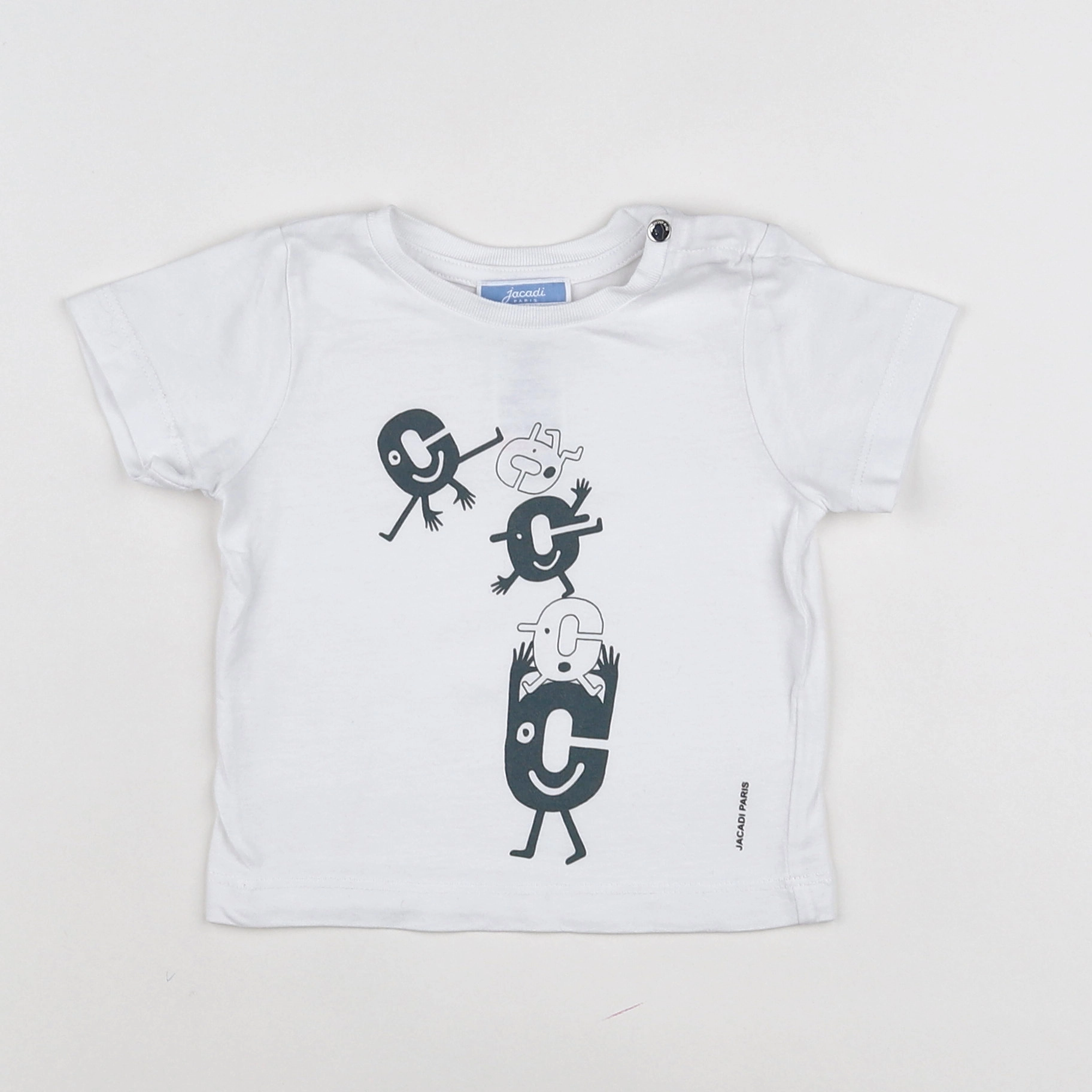 Jacadi - tee-shirt blanc - 12 mois