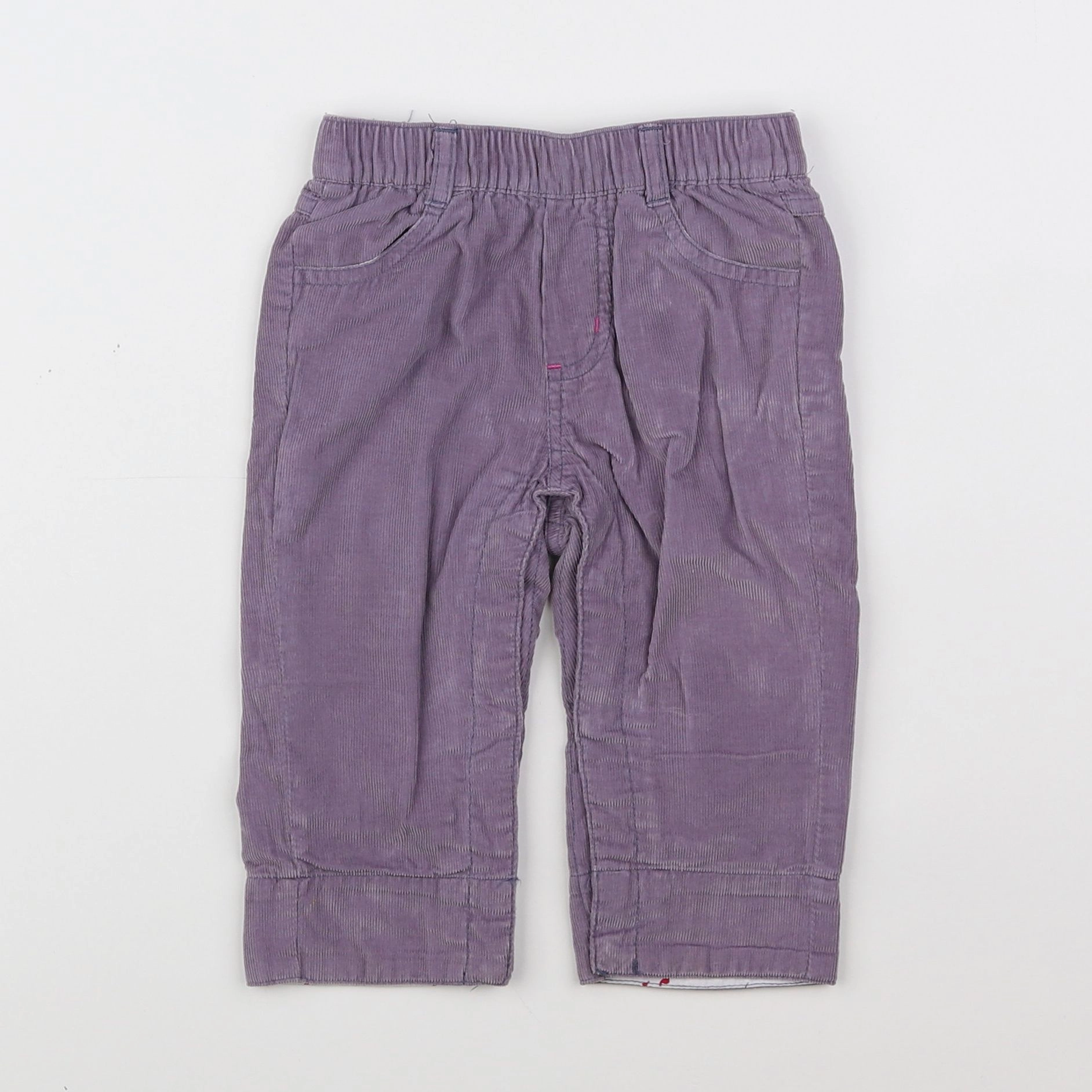 Vertbaudet - pantalon violet - 9 mois