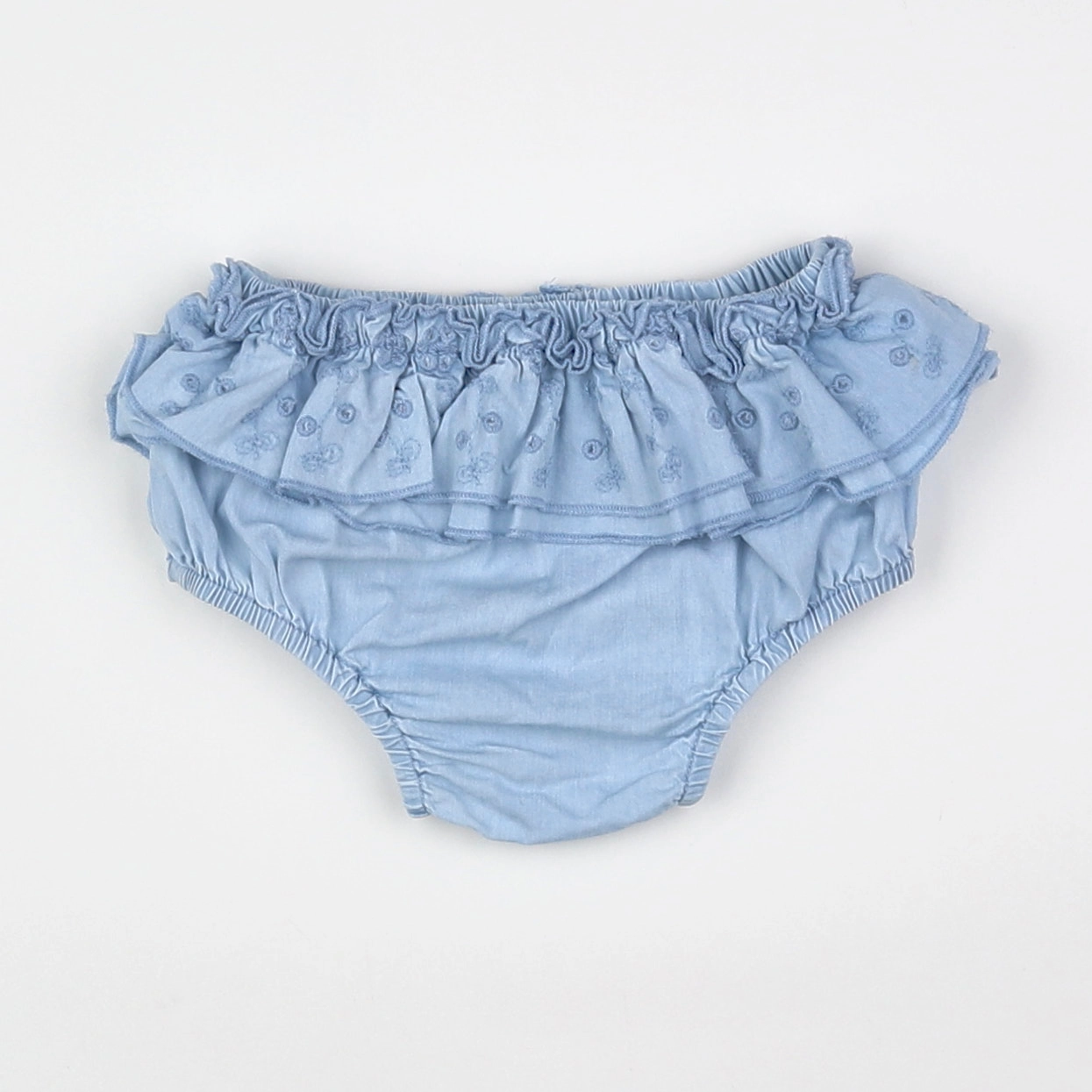 Zara - bloomer bleu - 3/6 mois