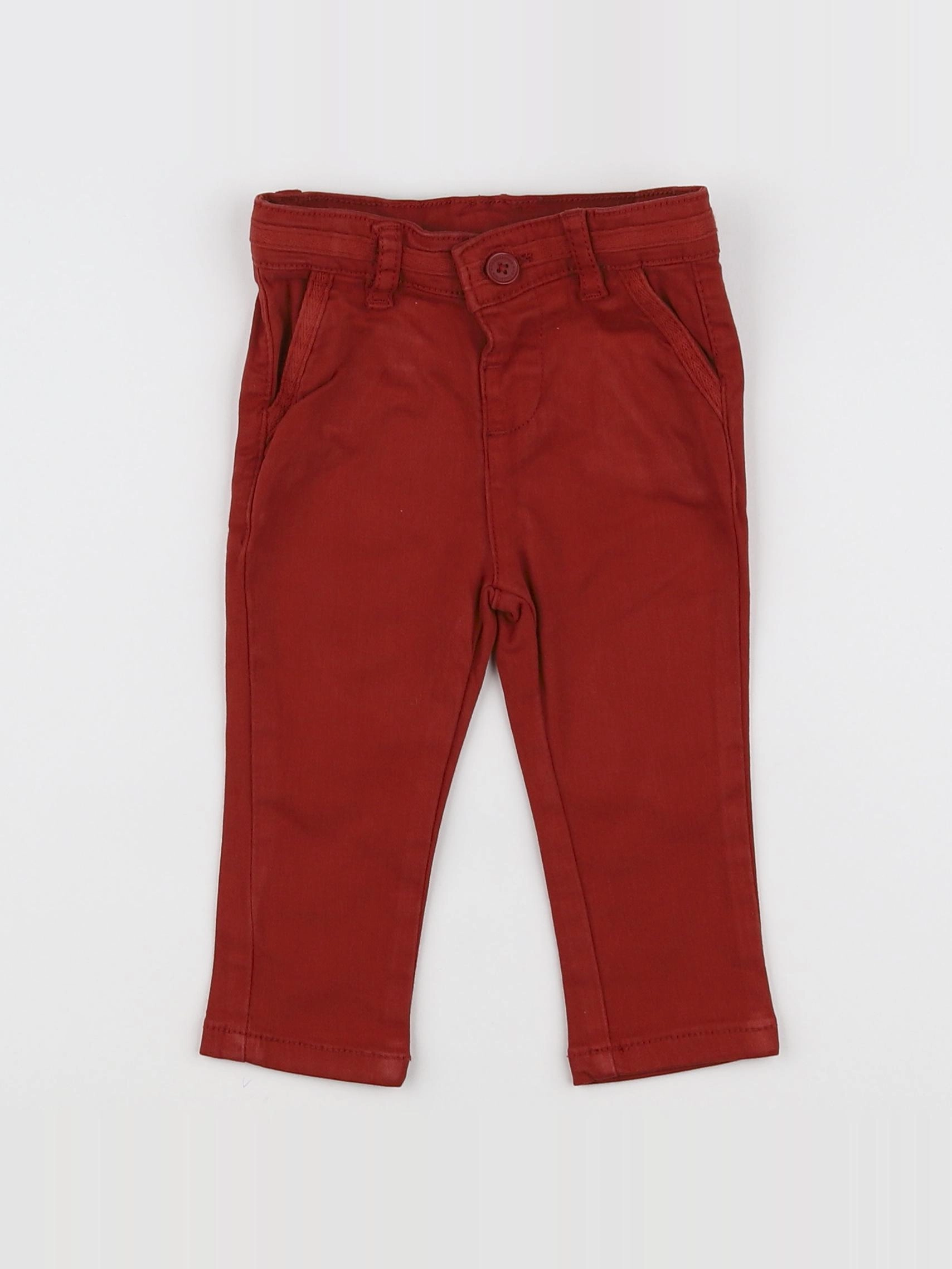 Tape à l'oeil - pantalon rouge - 6 mois
