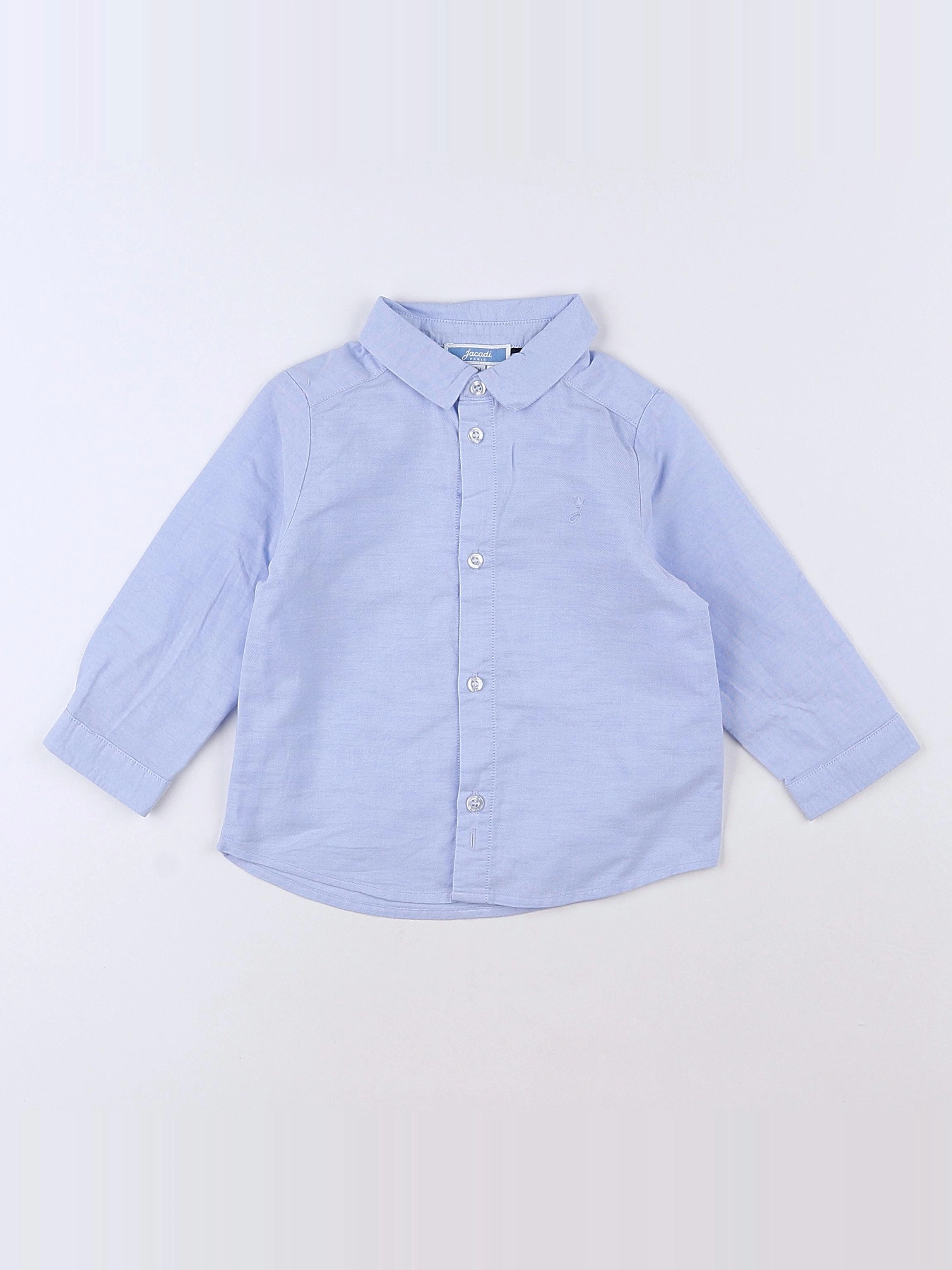 Jacadi - chemise bleu - 12 mois