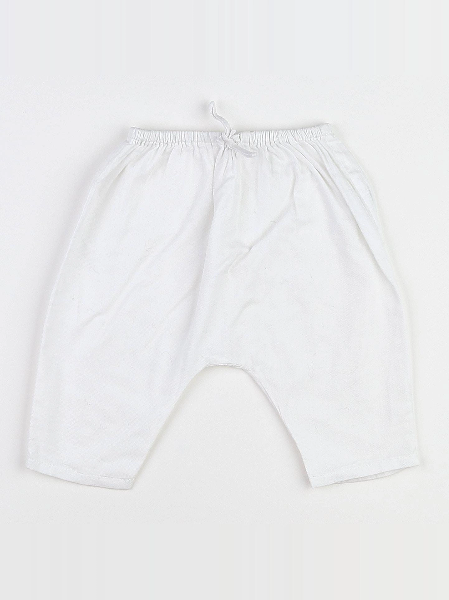 Boutchou - pantalon blanc - 3 mois