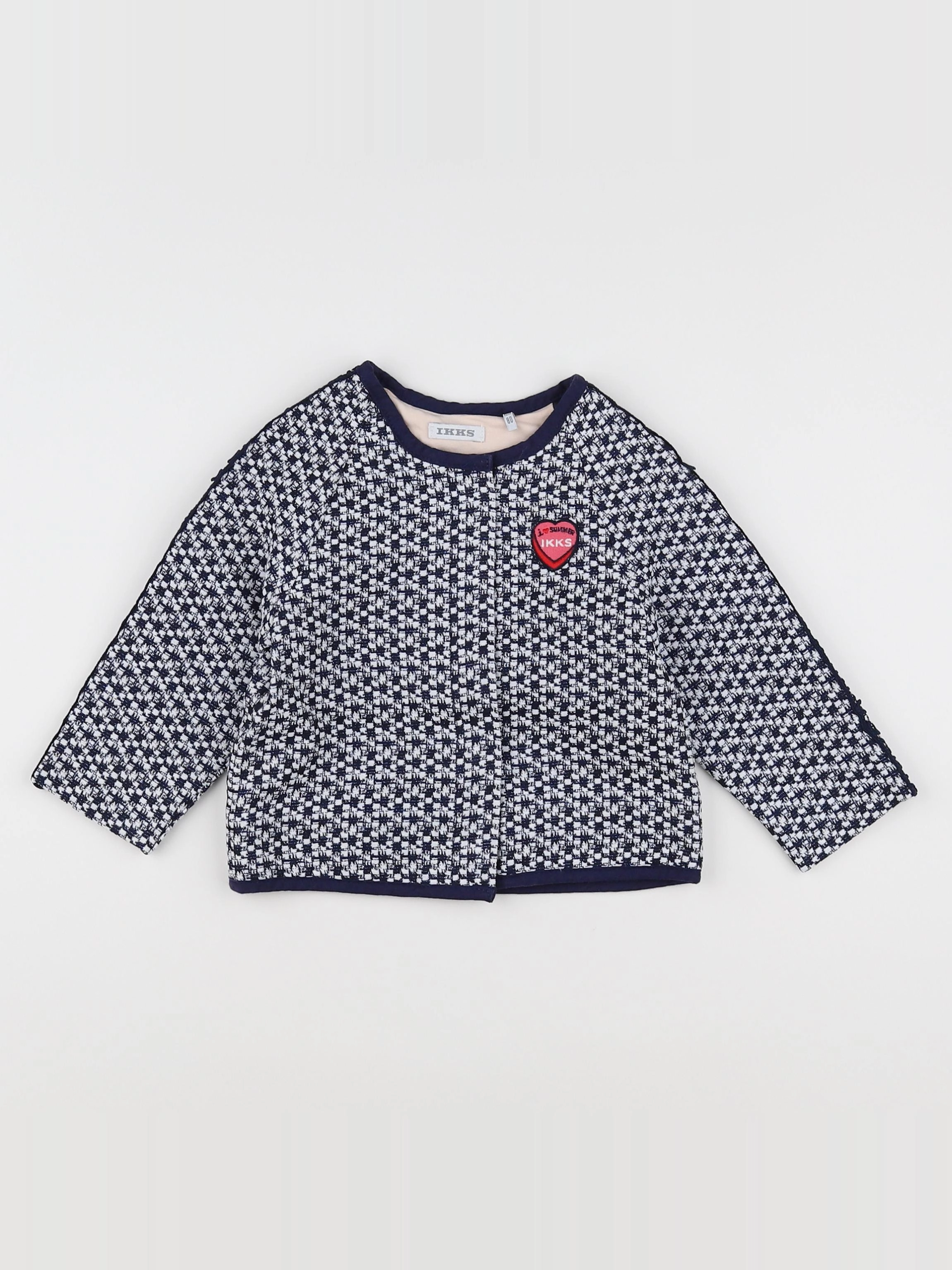 IKKS - veste noir - 18 mois