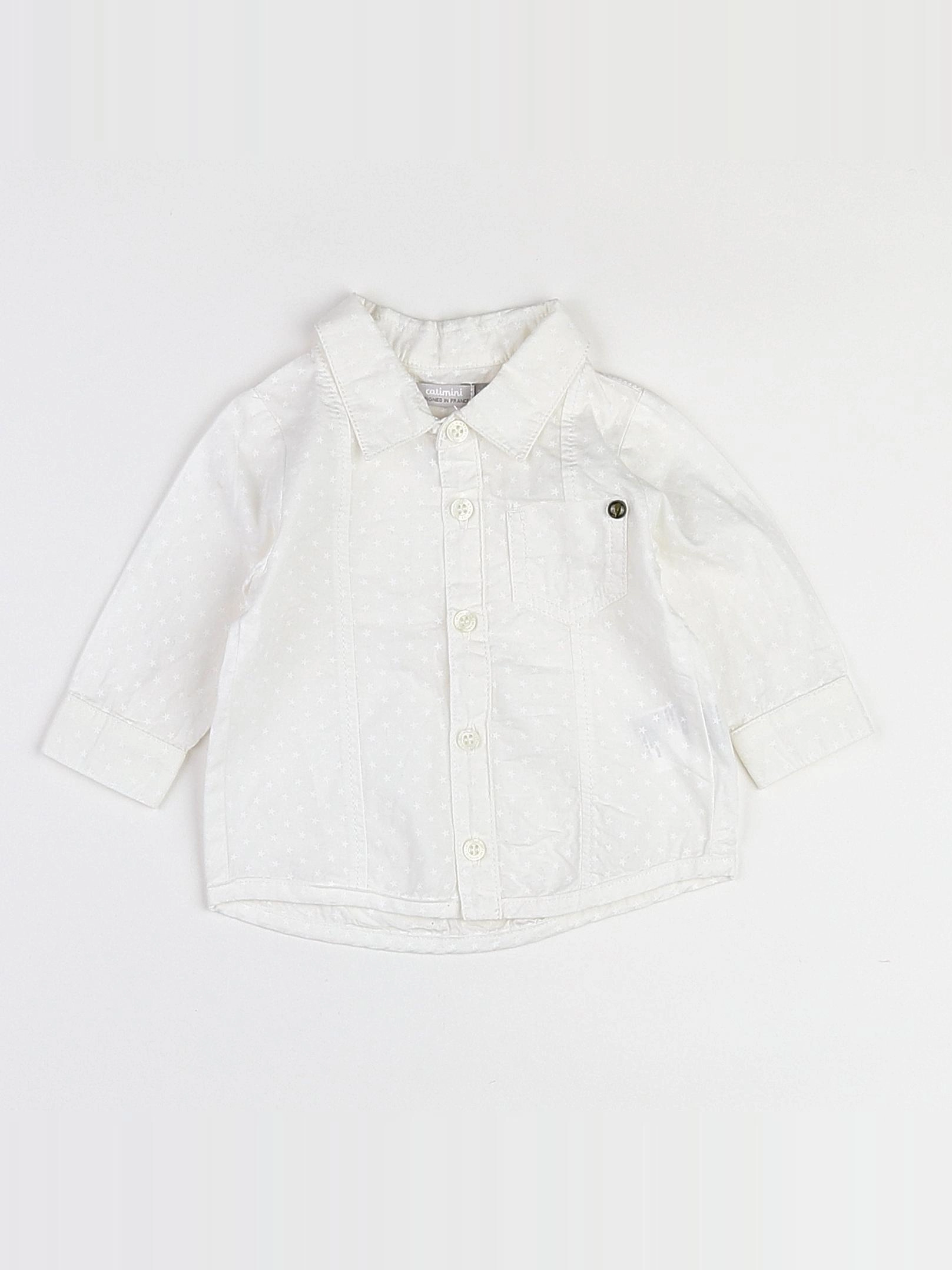 Catimini - chemise blanc - 3 mois