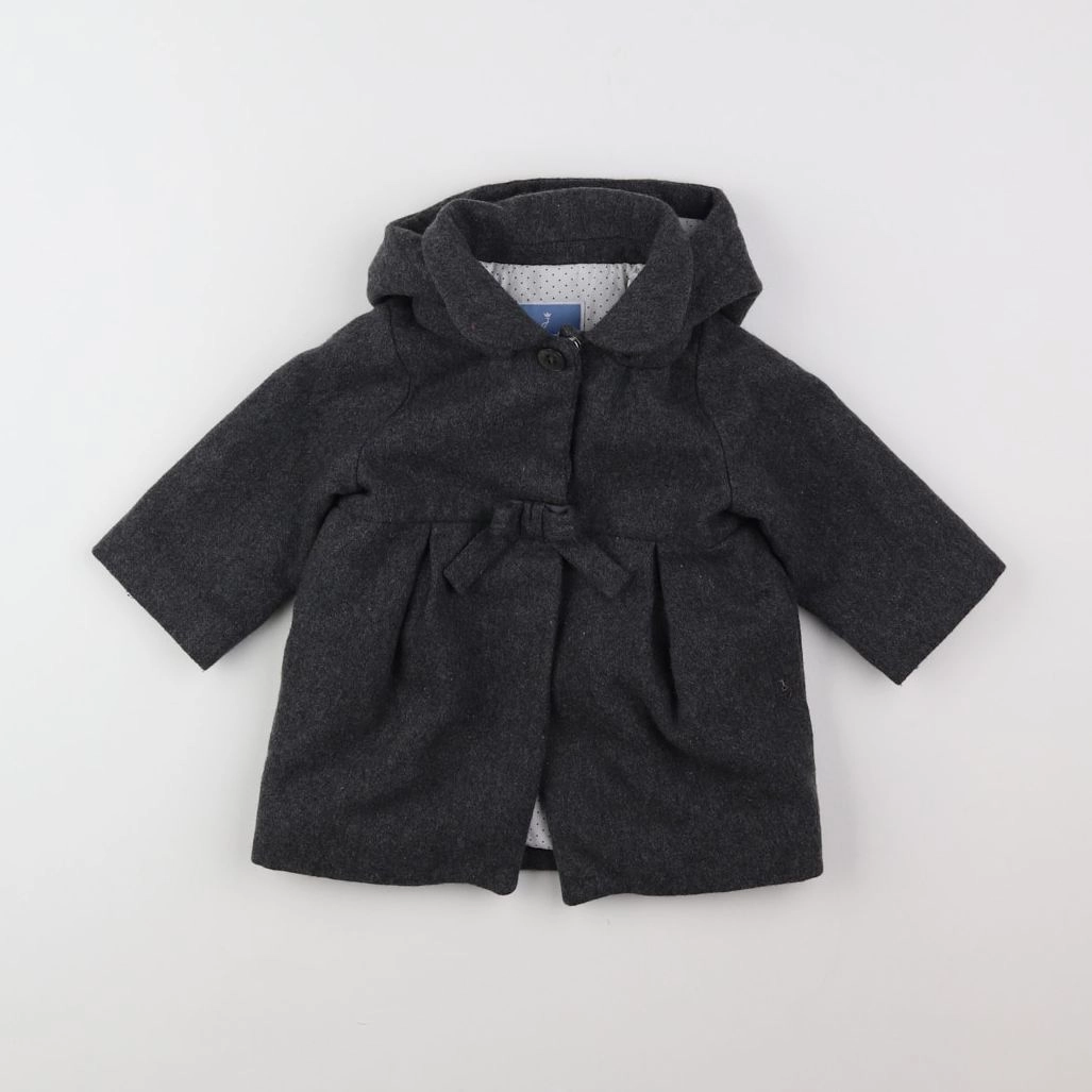 Jacadi - manteau gris - 12 mois