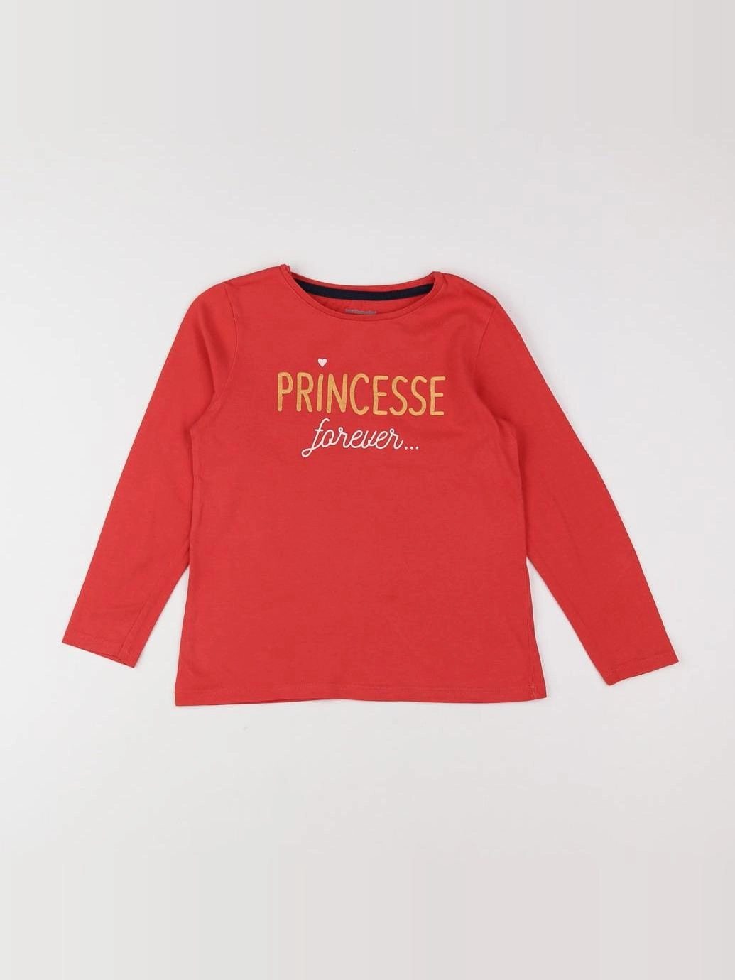 Vertbaudet - tee-shirt rouge - 6 ans