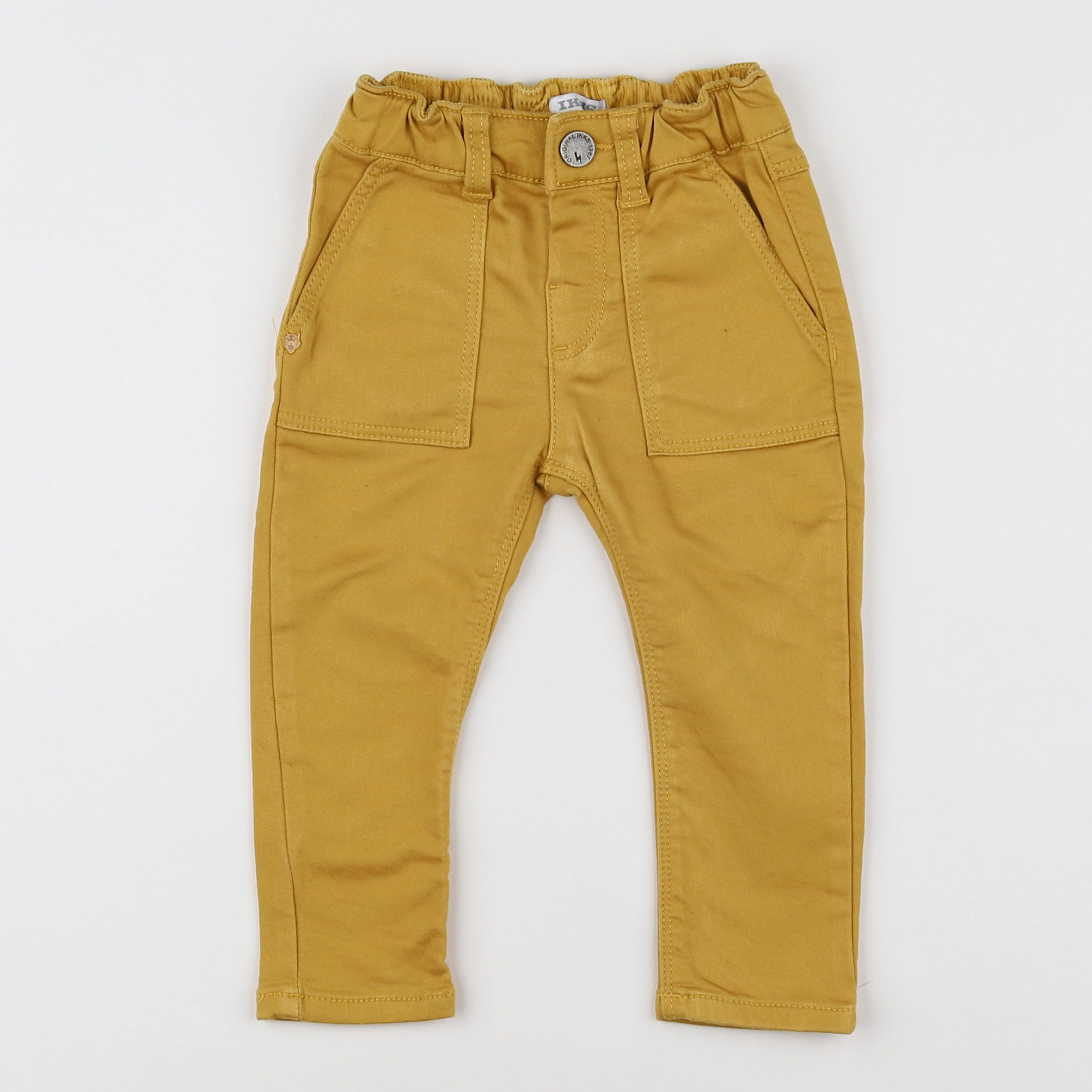 IKKS - pantalon jaune - 18 mois