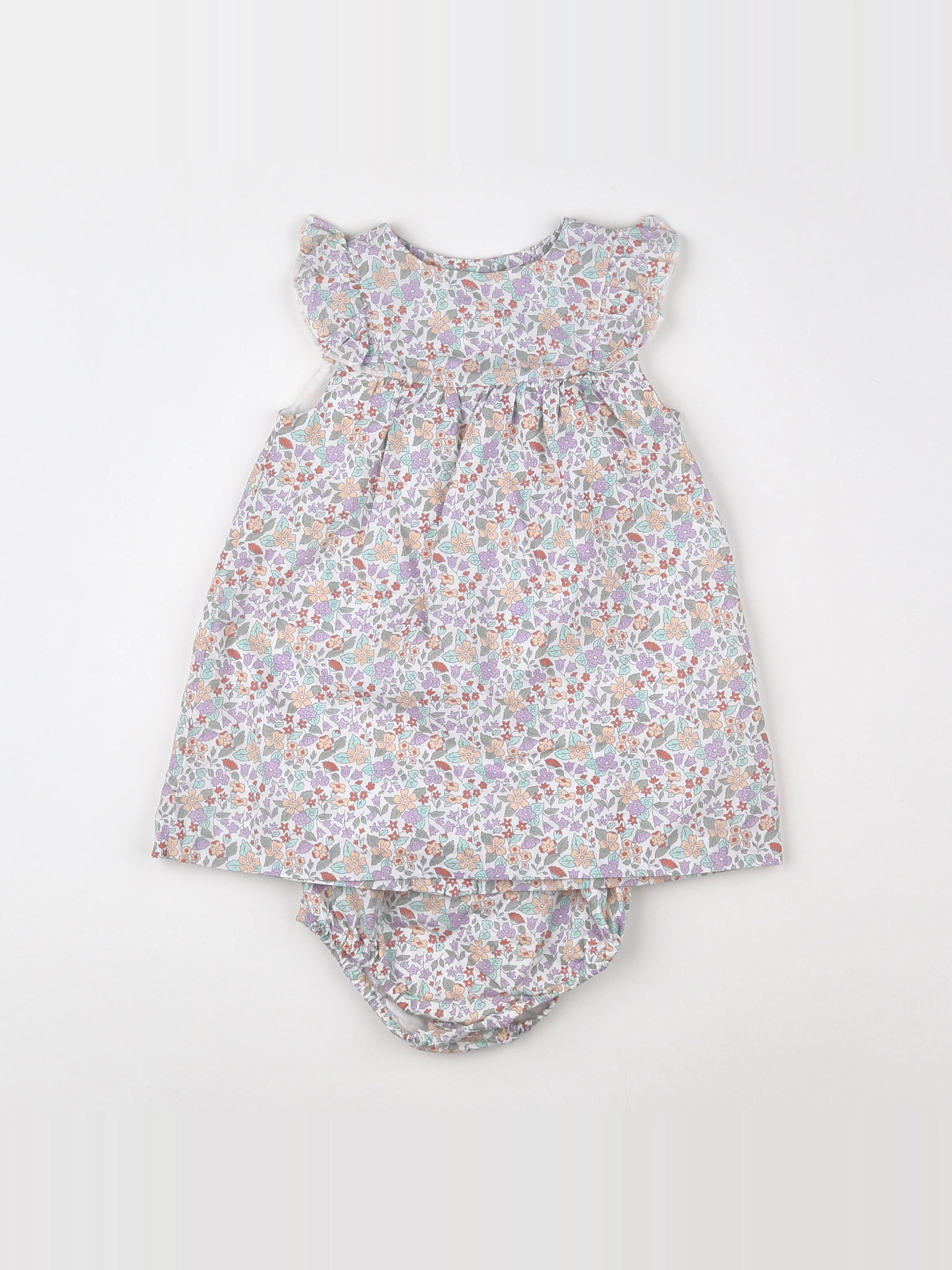 Cadet Rousselle - robe multicolore - 12 mois