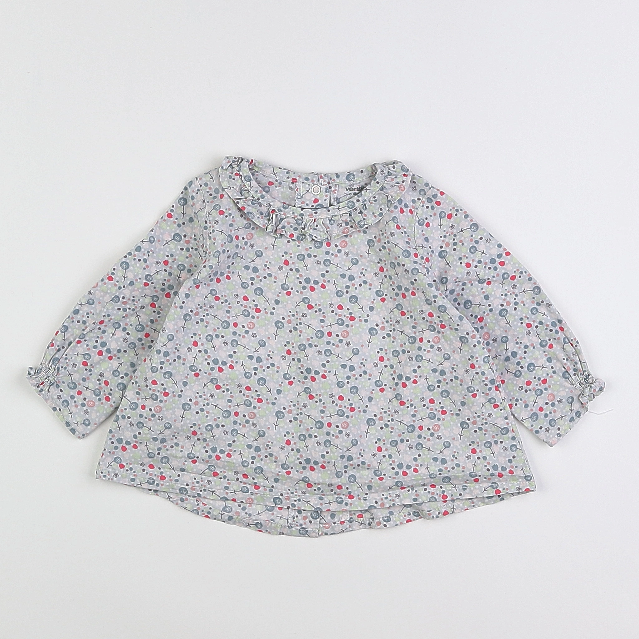 Vertbaudet - blouse multicolore - 6 mois