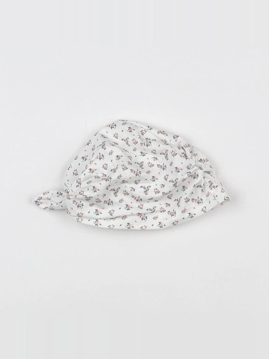 Vertbaudet - bonnet blanc - 12/18 mois