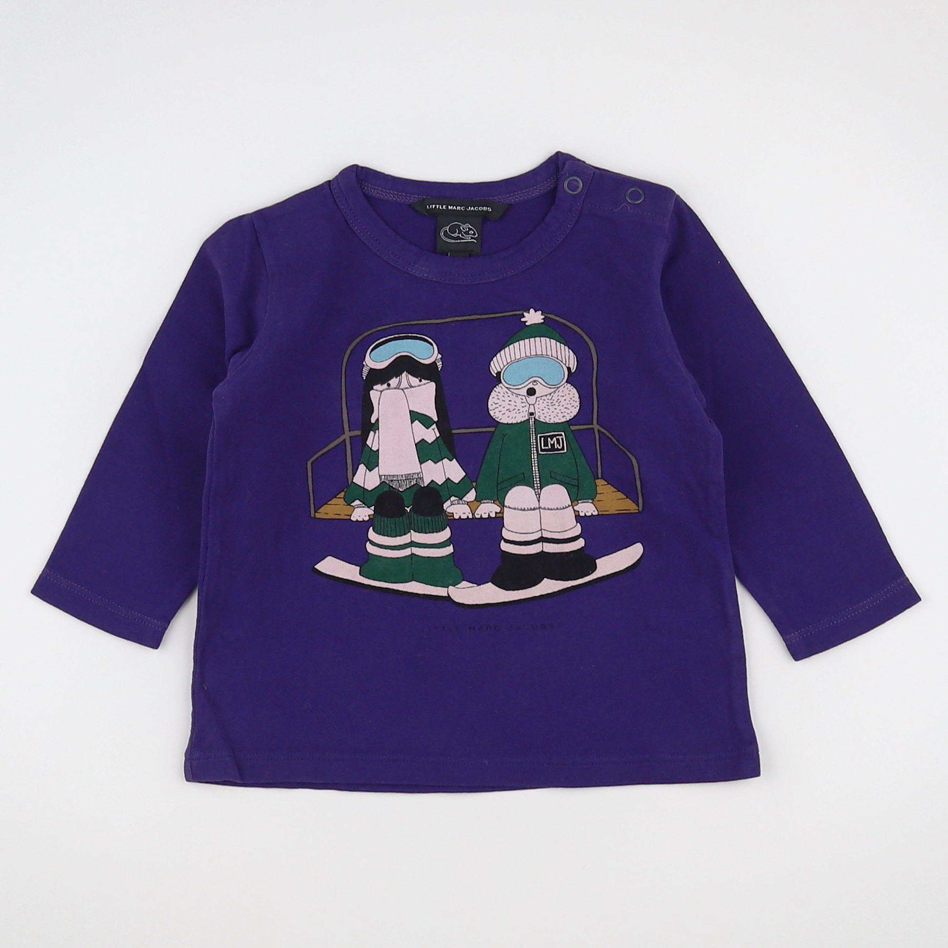 Little marc jacobs - tee-shirt violet - 12 mois