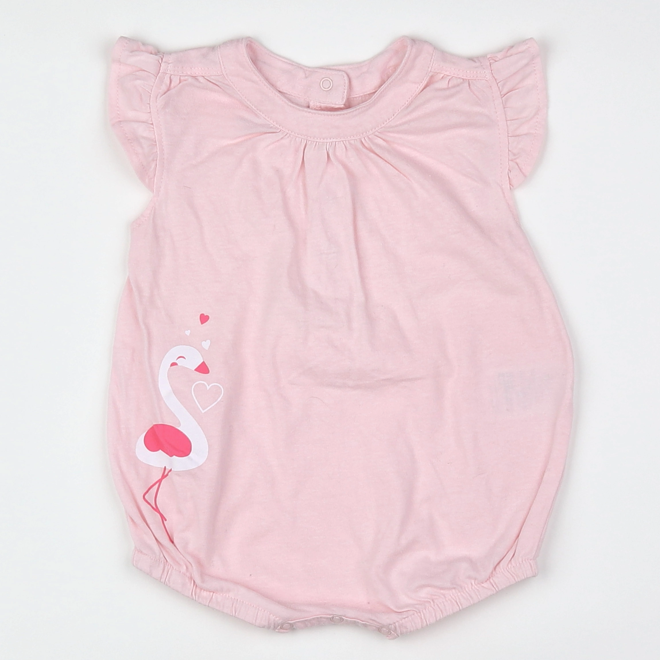 Vertbaudet - pyjama coton rose - 6 mois