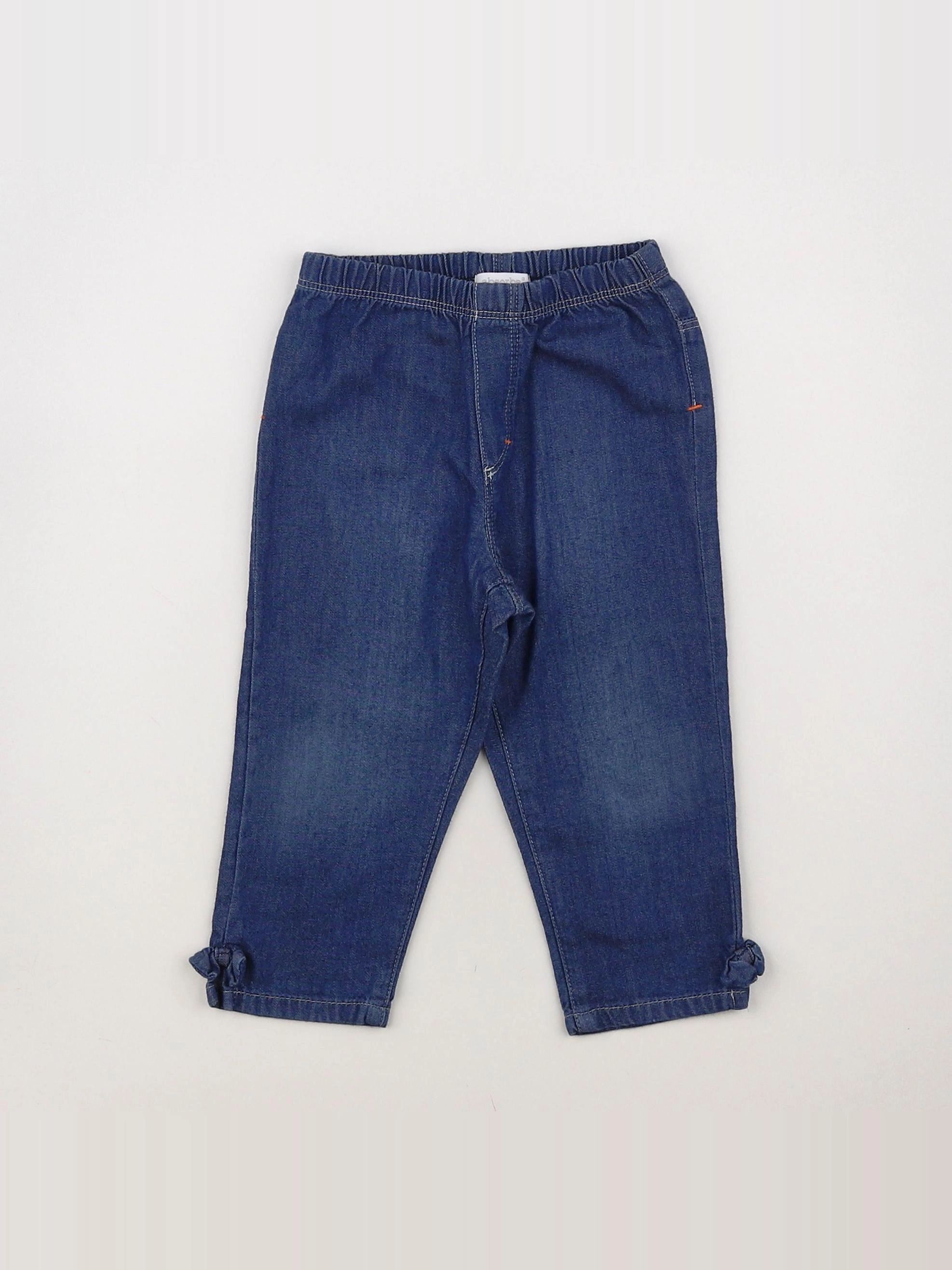 Absorba - pantalon bleu - 12 mois