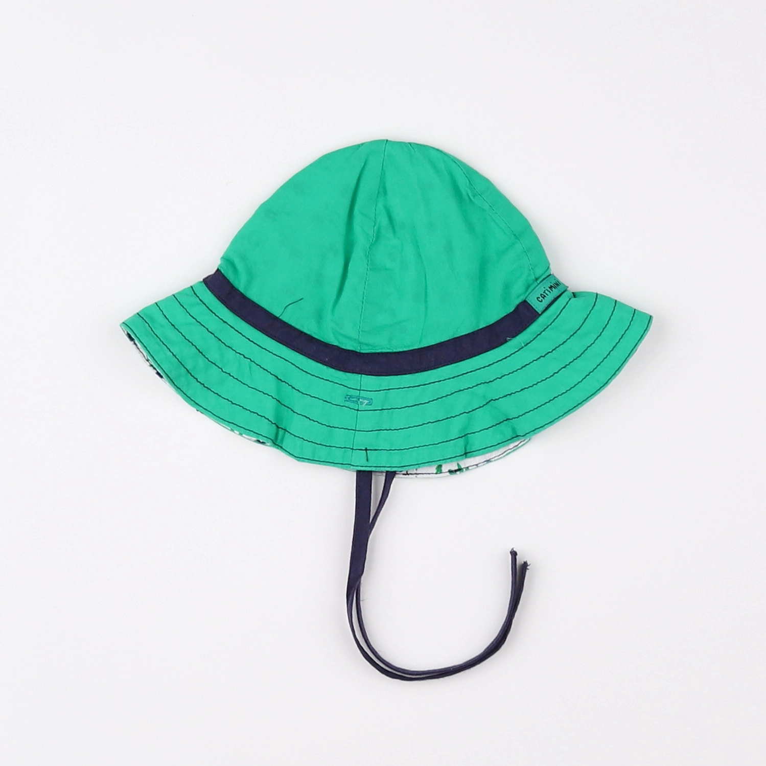 Catimini - chapeau vert, bleu - 3 mois