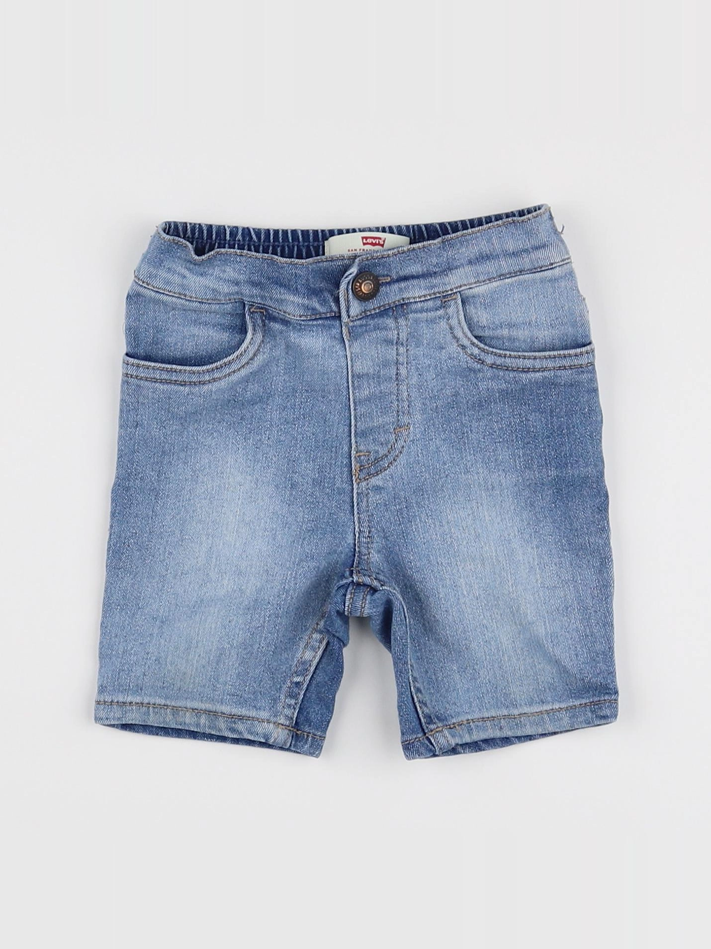 Levi's - short bleu - 12 mois