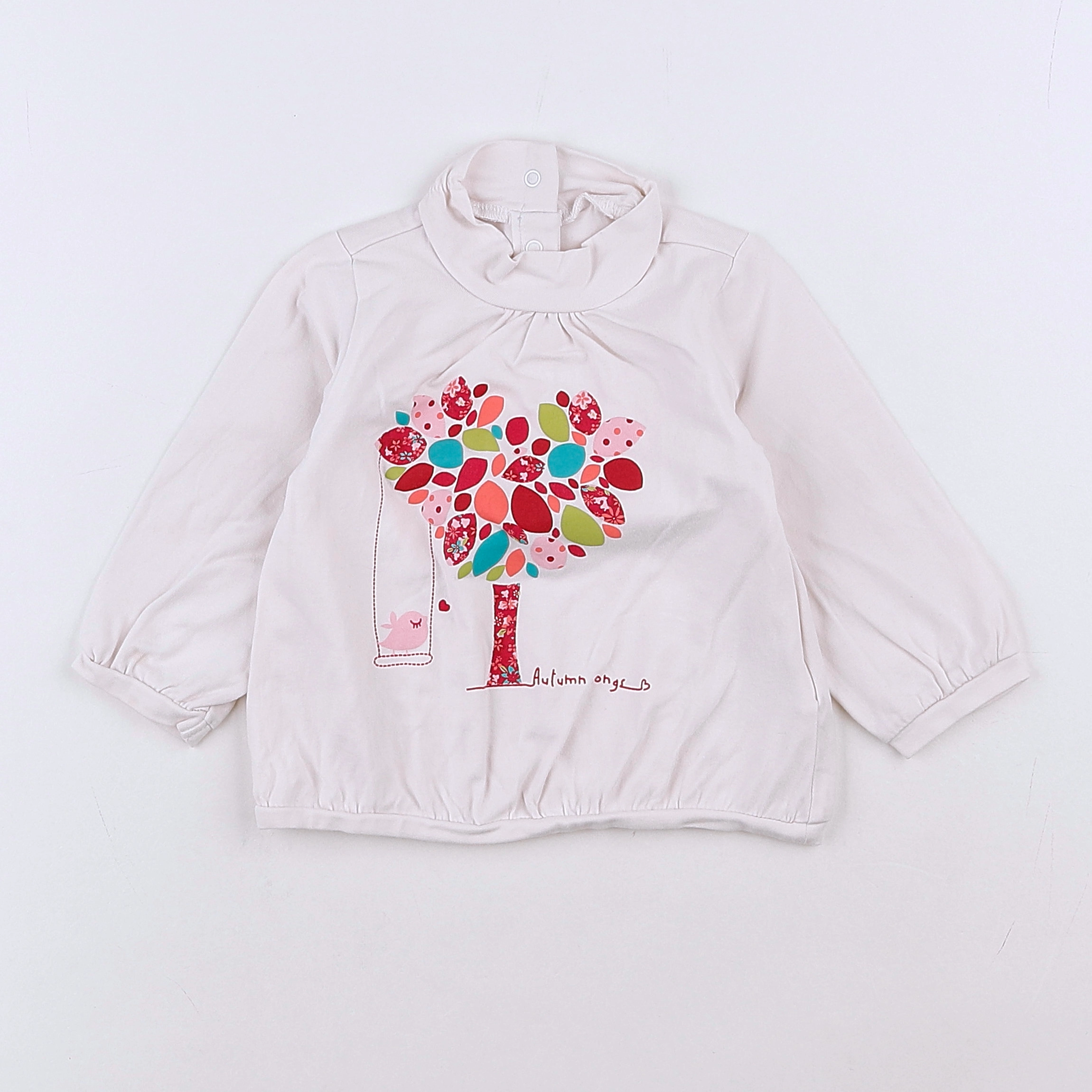 Vertbaudet - tee-shirt multicolore - 9 mois