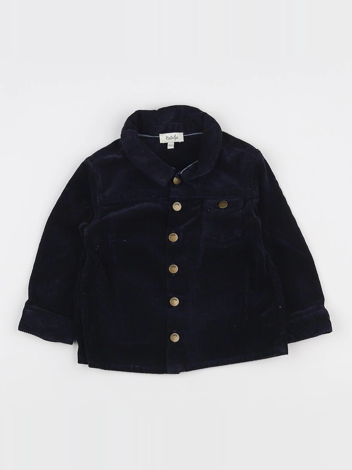 Natalys - veste bleu - 12 mois